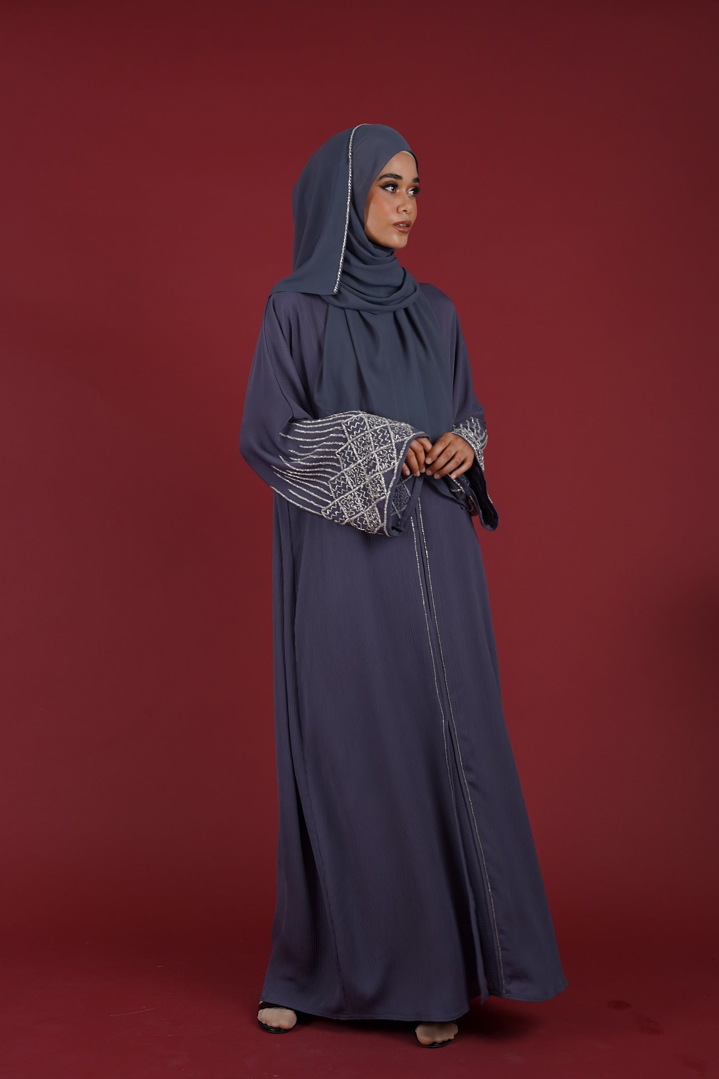 NAWAL ABAYA NIGHTSHADE PURPLE