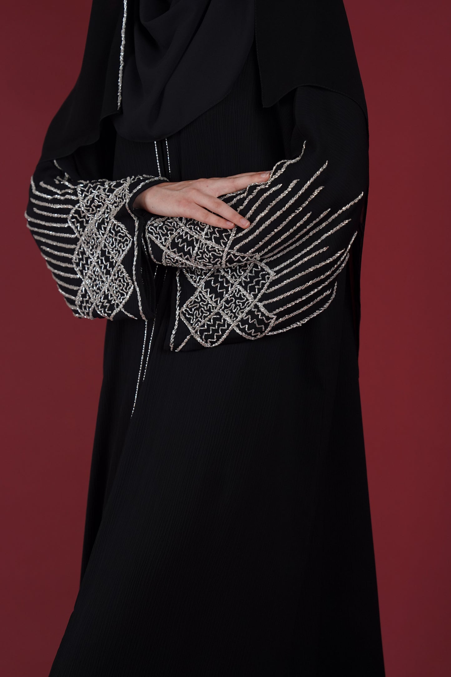 NAWAL ABAYA BLACK