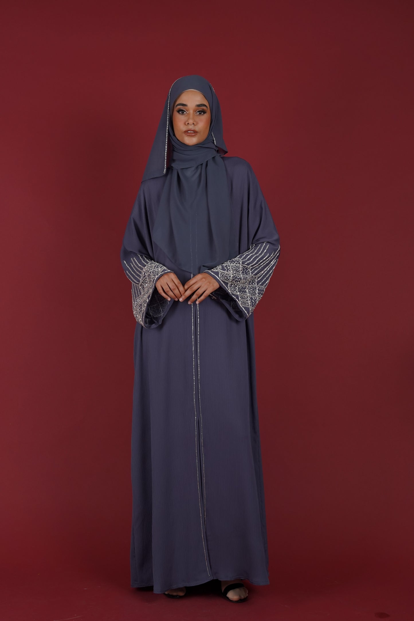 NAWAL ABAYA NIGHTSHADE PURPLE