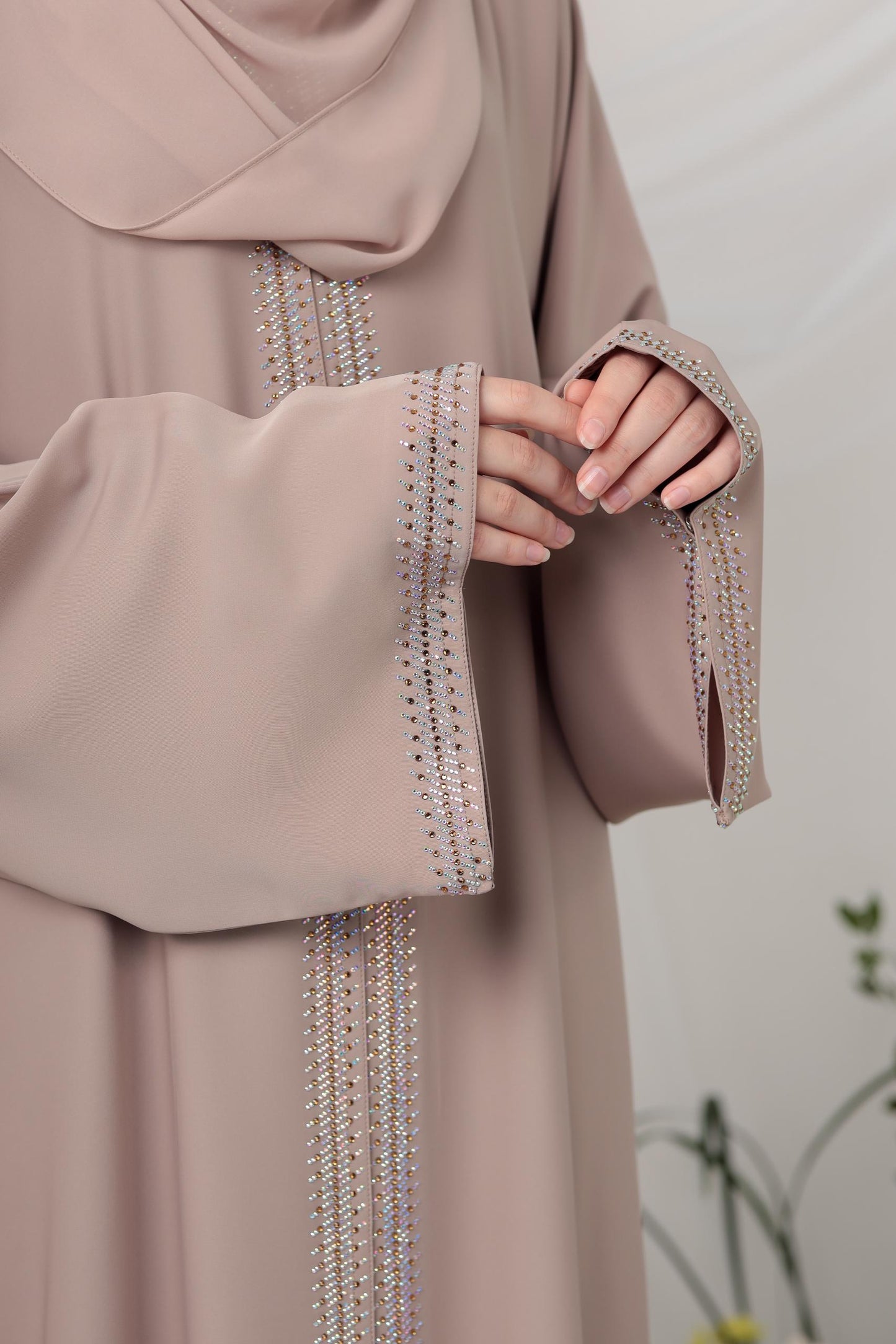 BARSHA ABAYA BEIGE