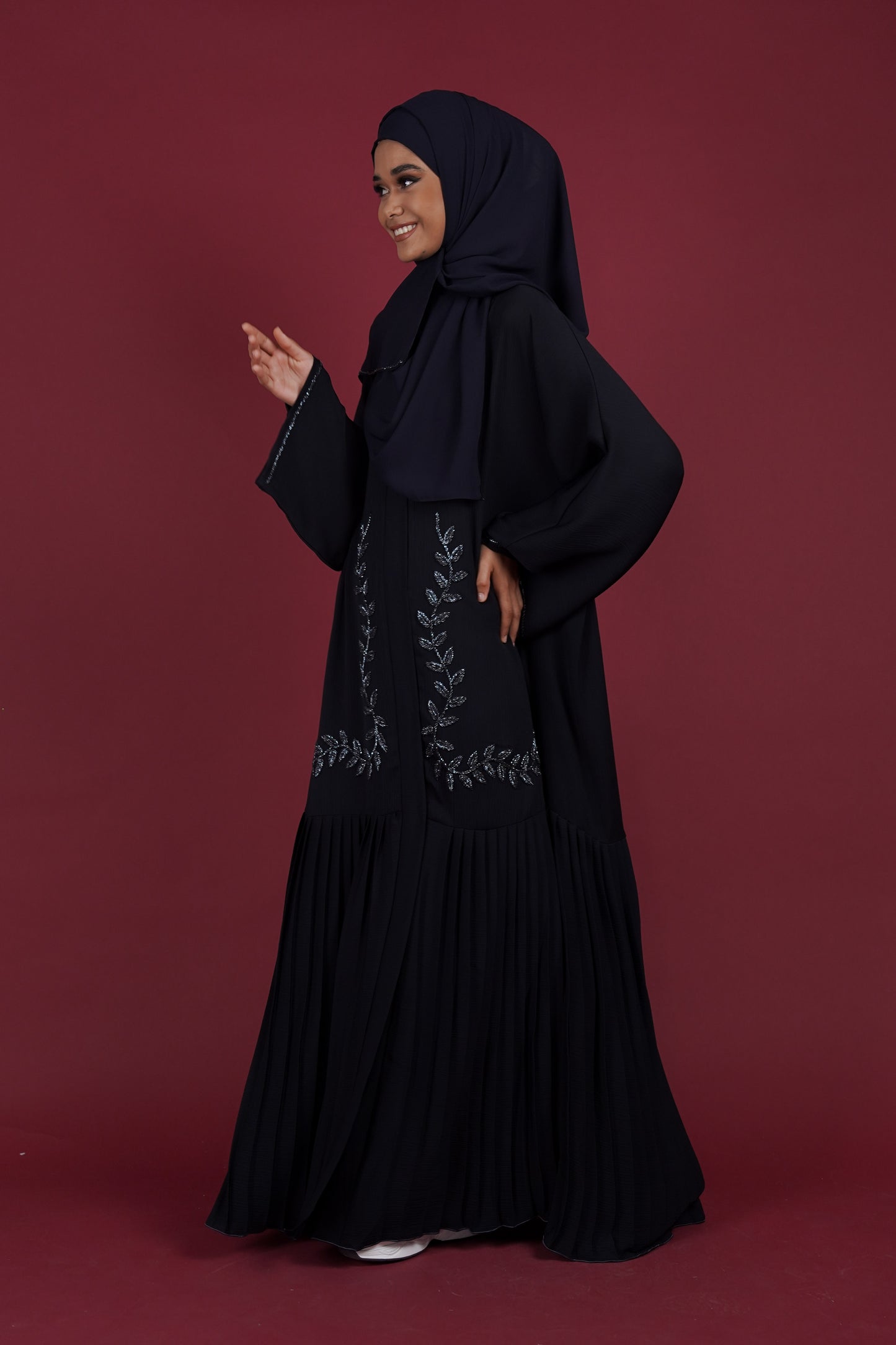 REYZAN ABAYA BLAZER BLUE
