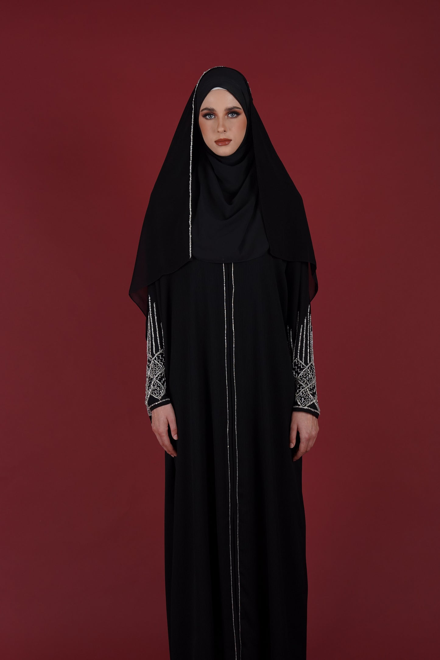 NAWAL ABAYA BLACK