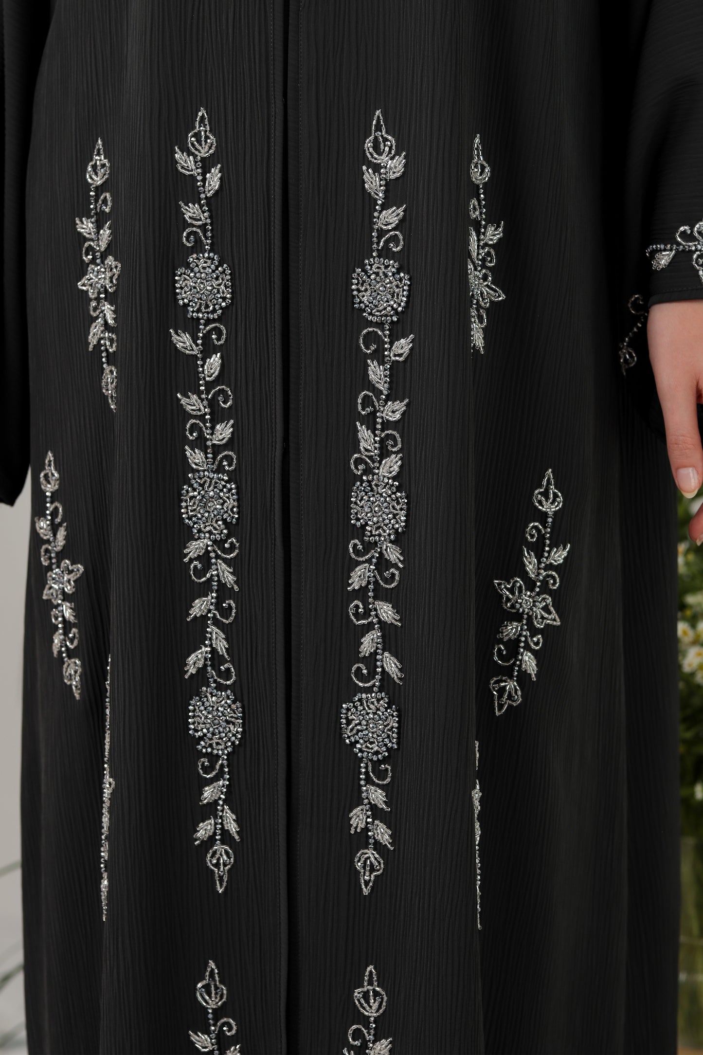 MAHAR ABAYA GREY