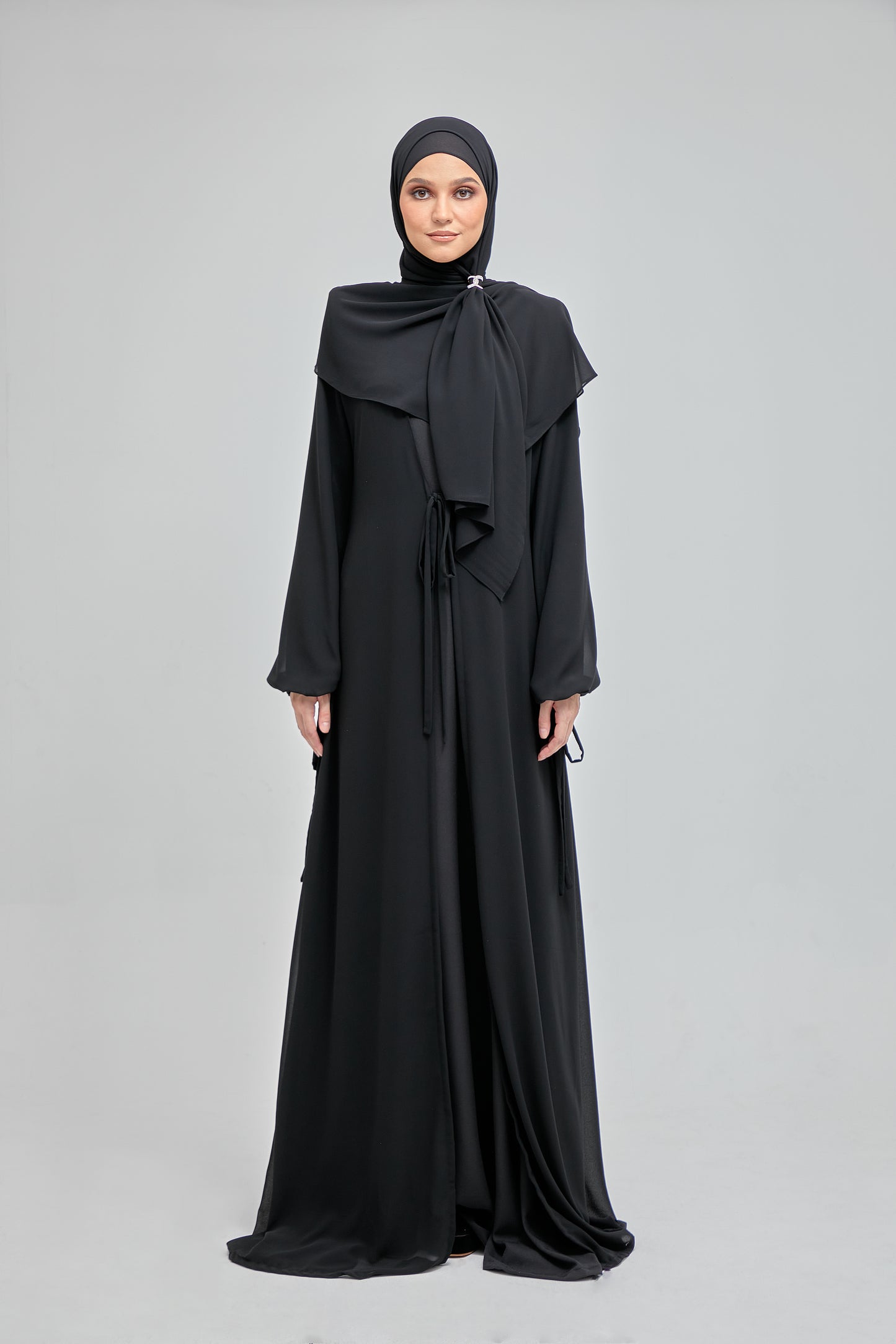 Jubah Maisara Black