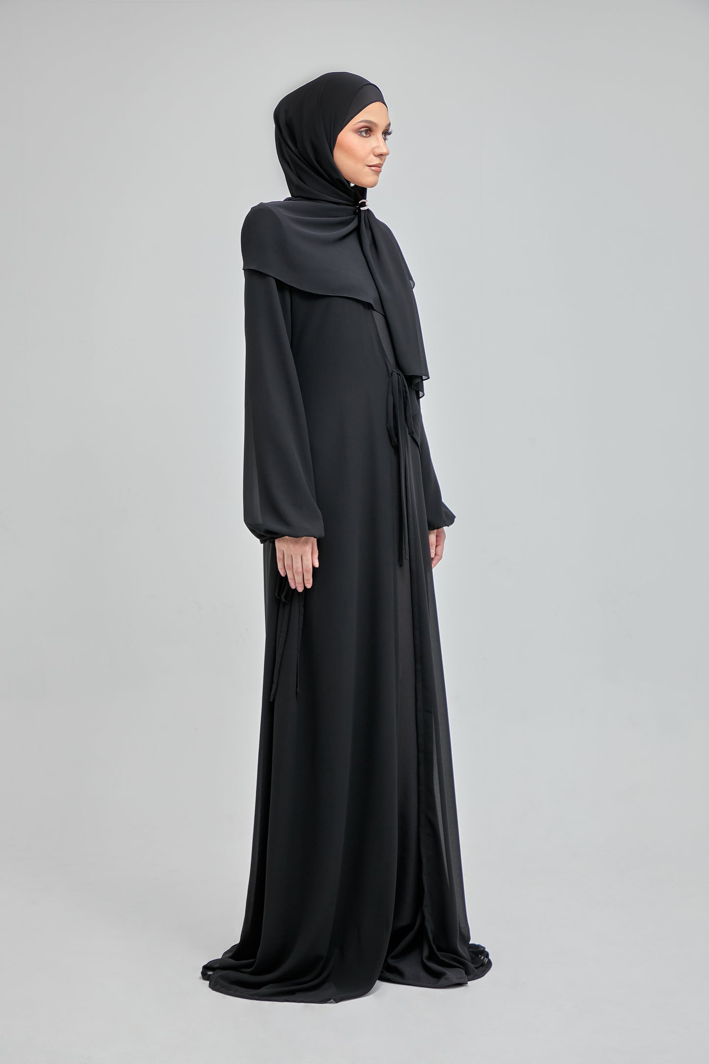 Jubah Maisara Black