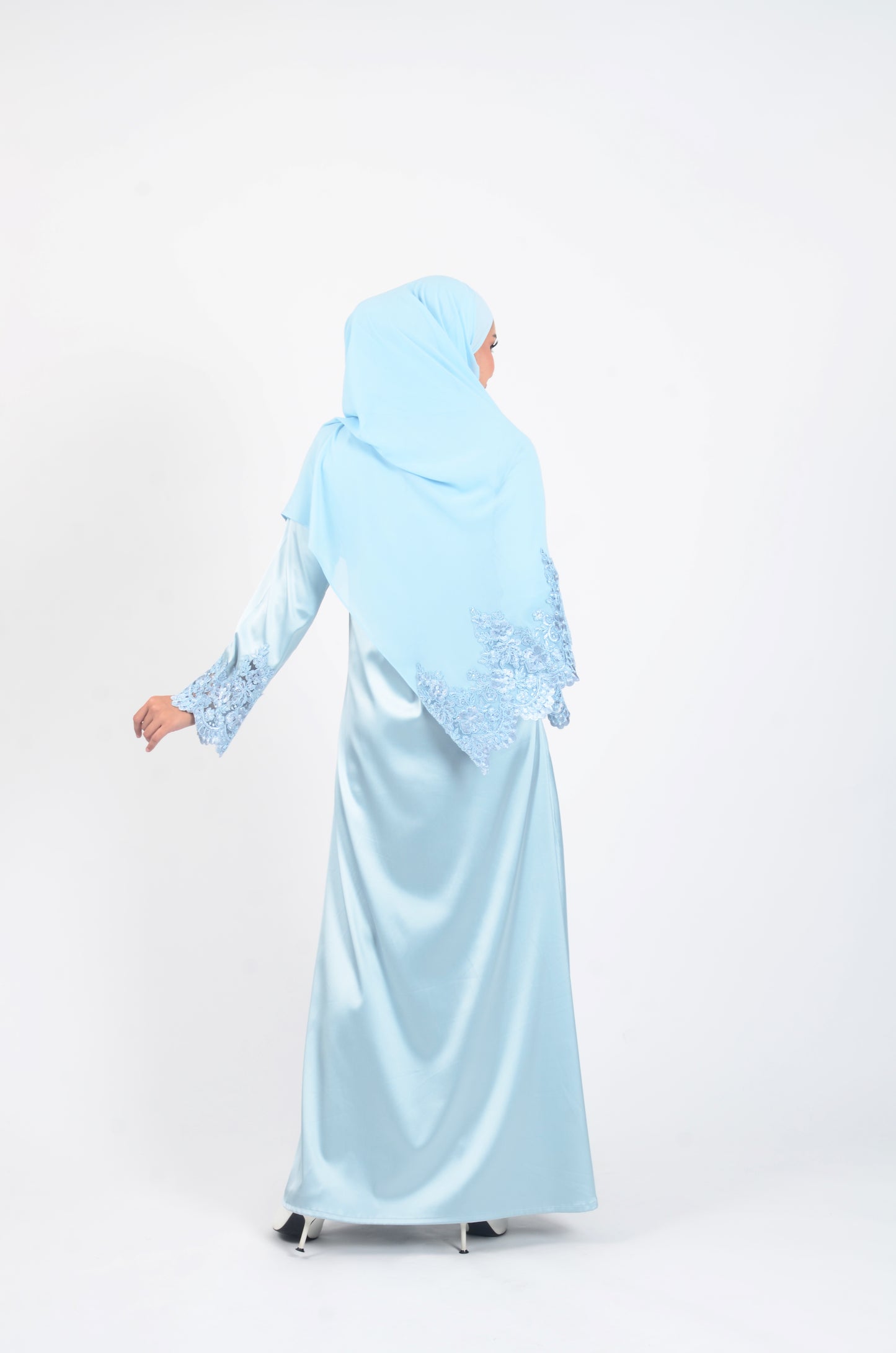 Jubah 'Abirah Powder Blue