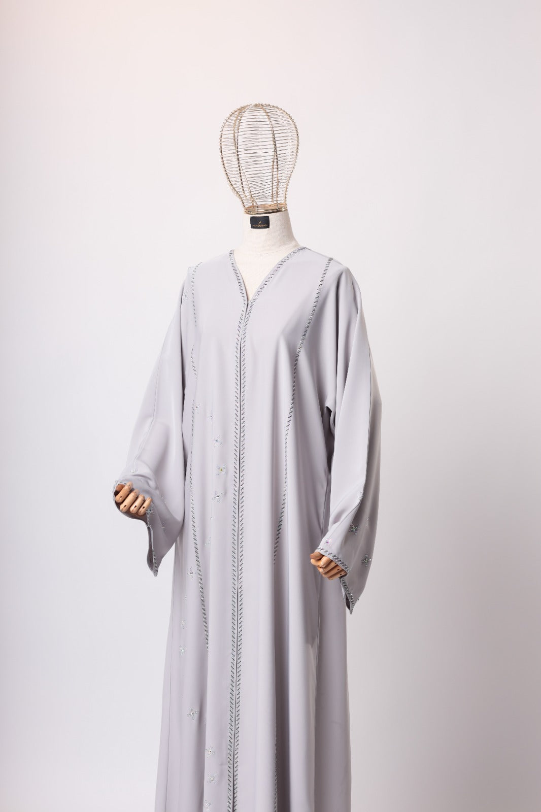 RAISHA ABAYA LIGHT GREY
