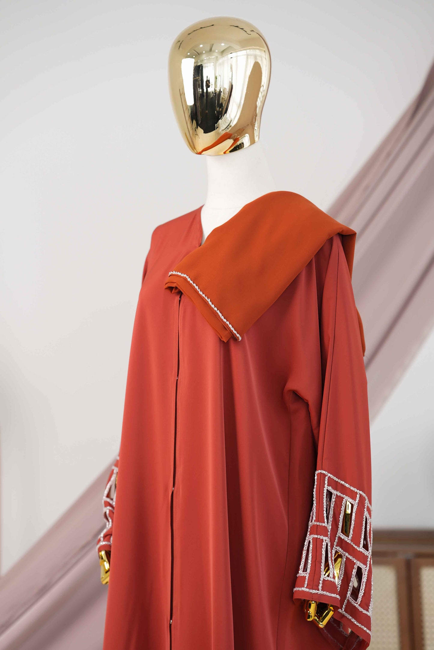 DINAR ABAYA BURNT ORANGE