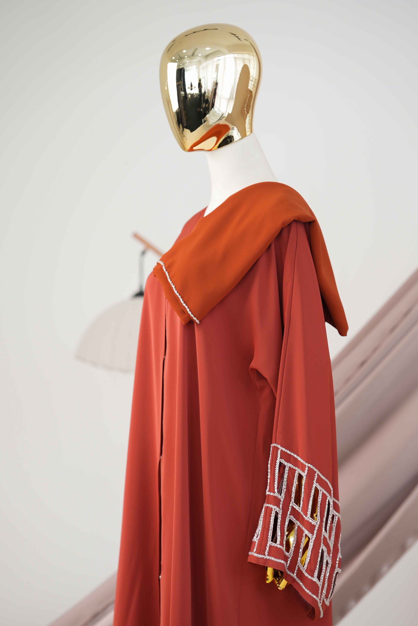 DINAR ABAYA BURNT ORANGE