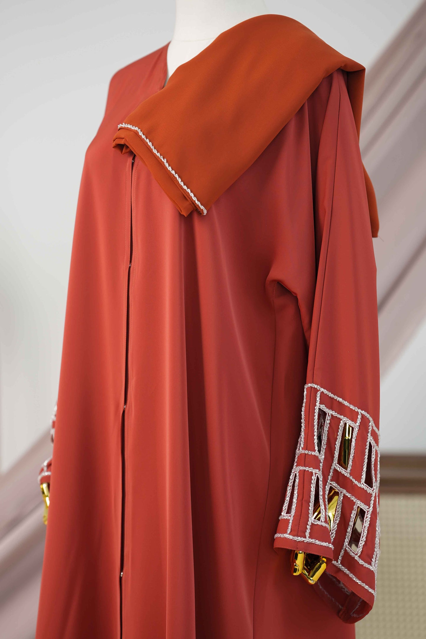 DINAR ABAYA BURNT ORANGE