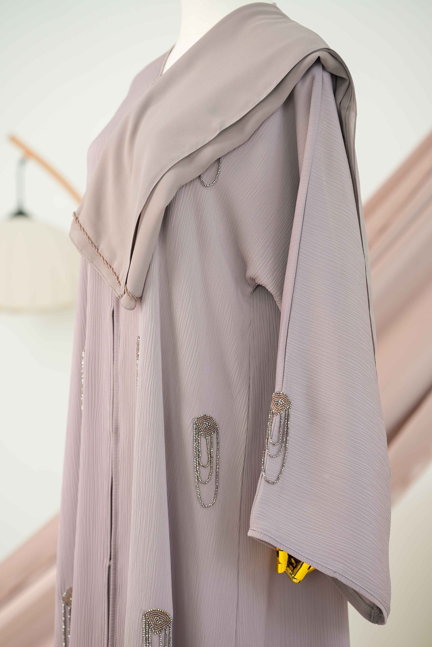 DEEMA ABAYA CLOUD GREY