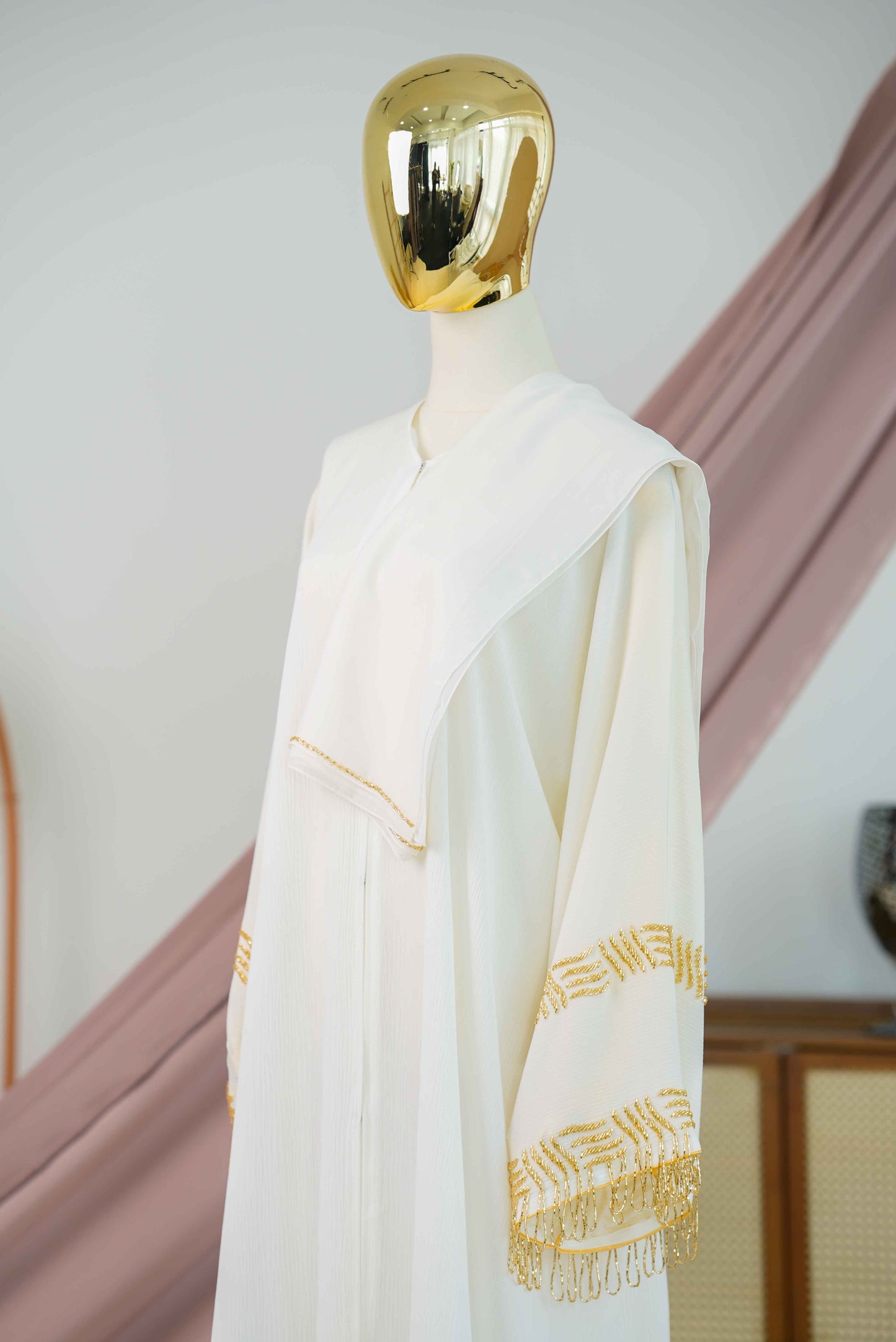 ARMEL ABAYA OFF WHITE