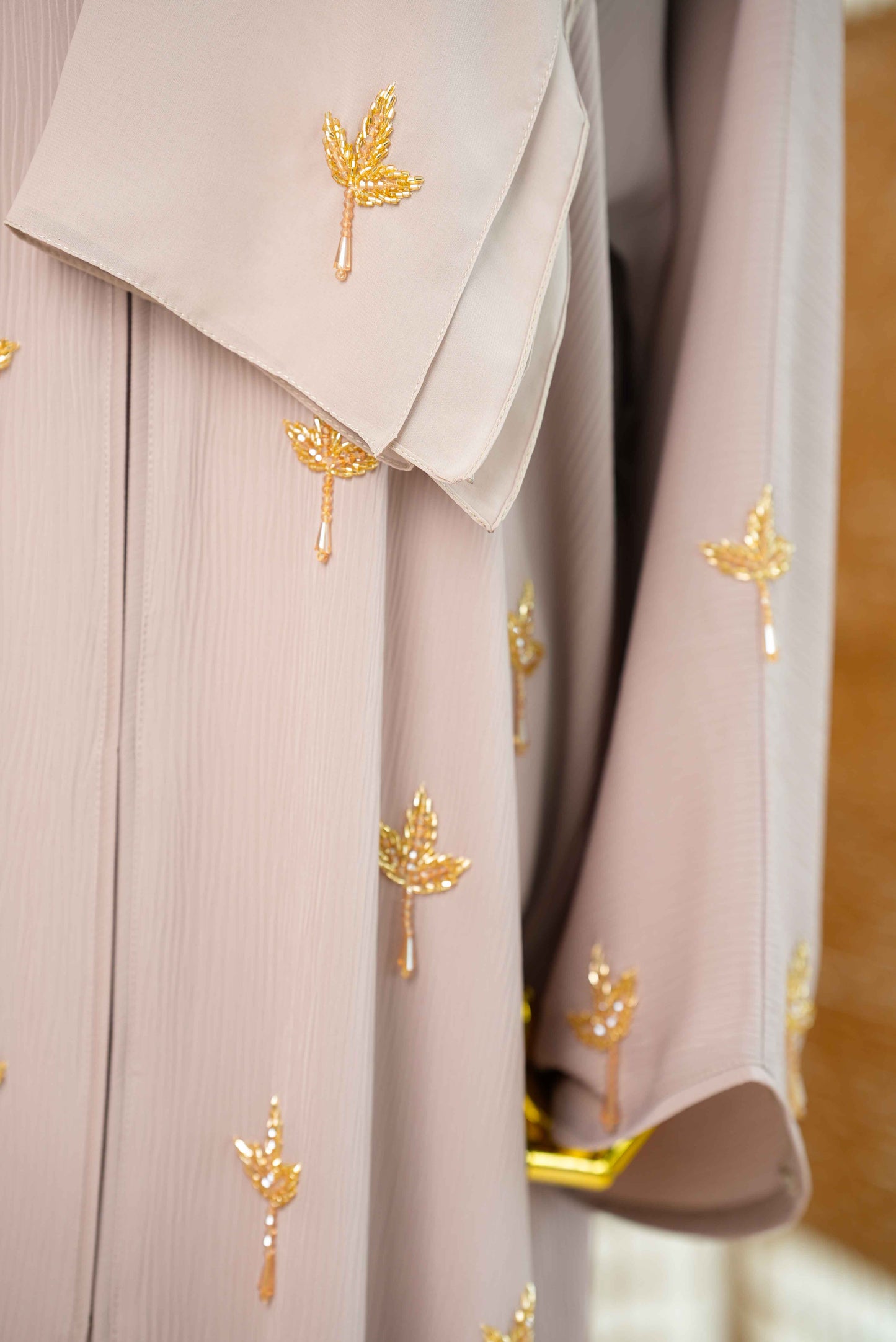 NAJMA ABAYA NUDE GREY