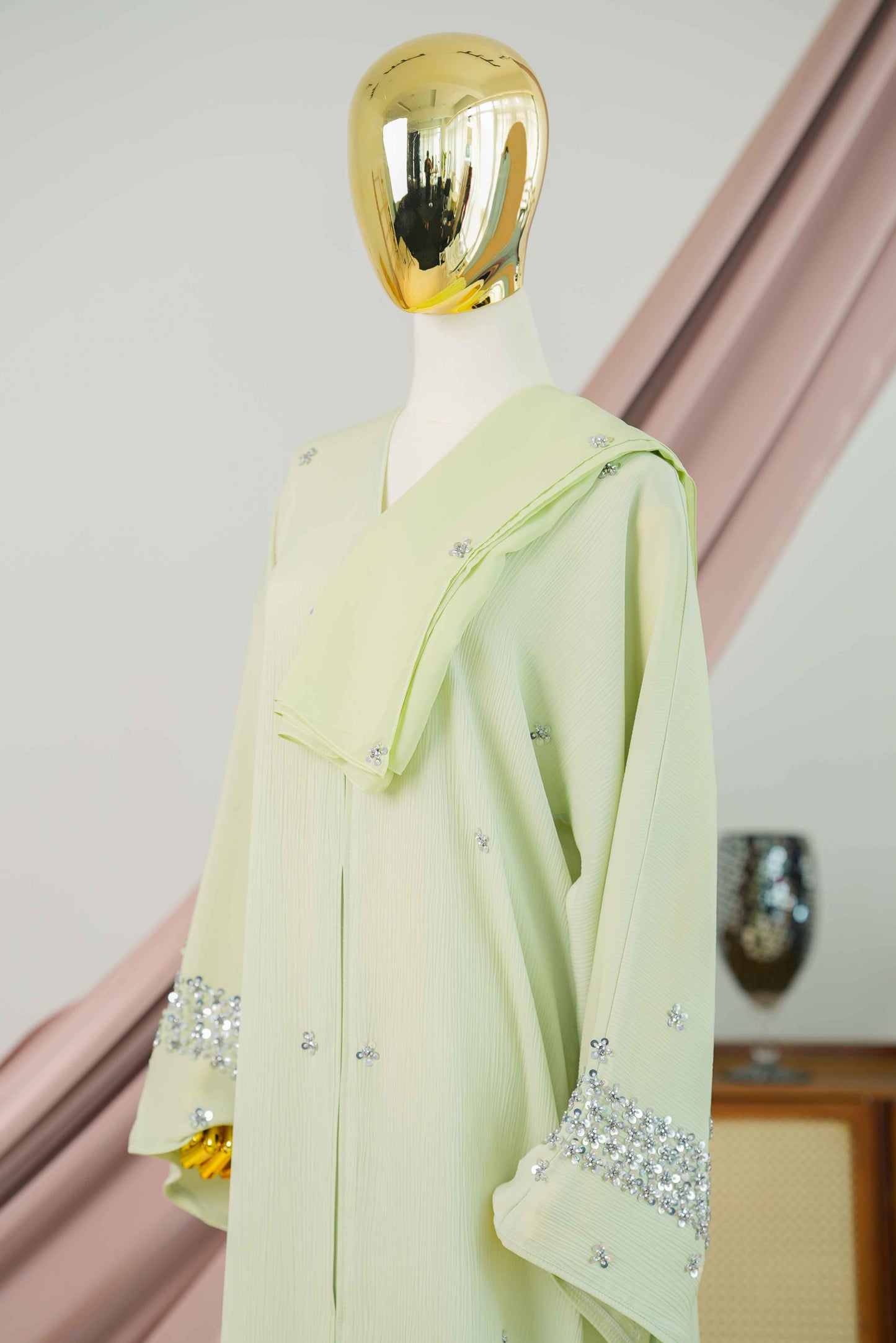 KENNA ABAYA SEAFOAM GREEN