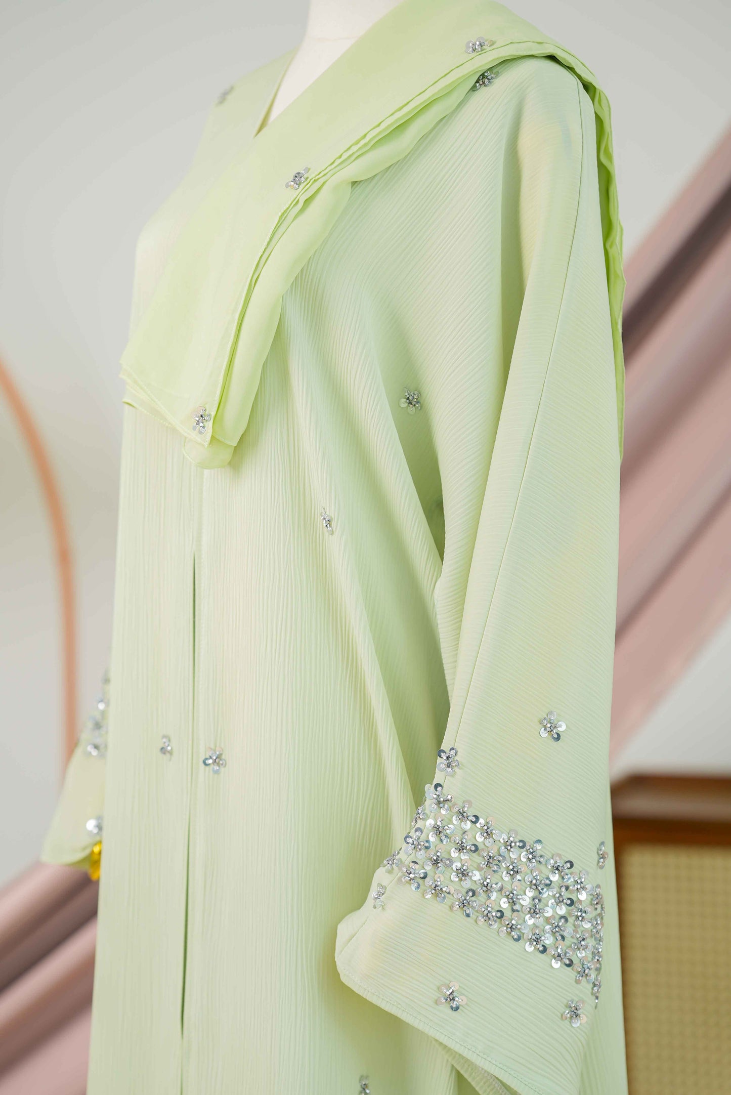 KENNA ABAYA SEAFOAM GREEN