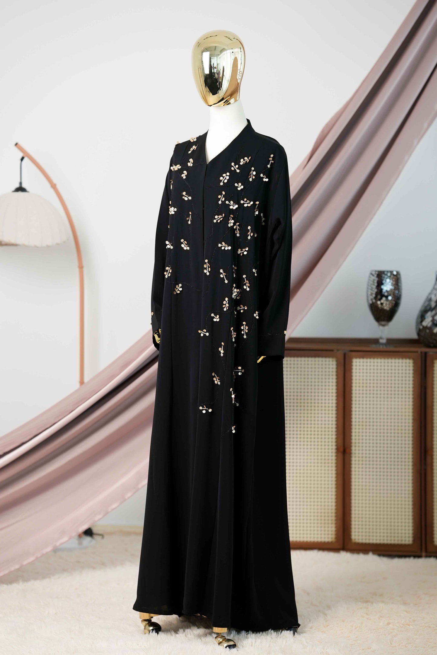 NAIMA ABAYA BLACK