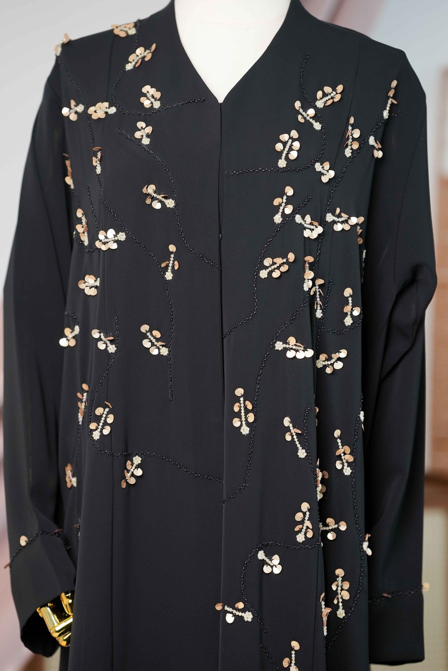 NAIMA ABAYA BLACK