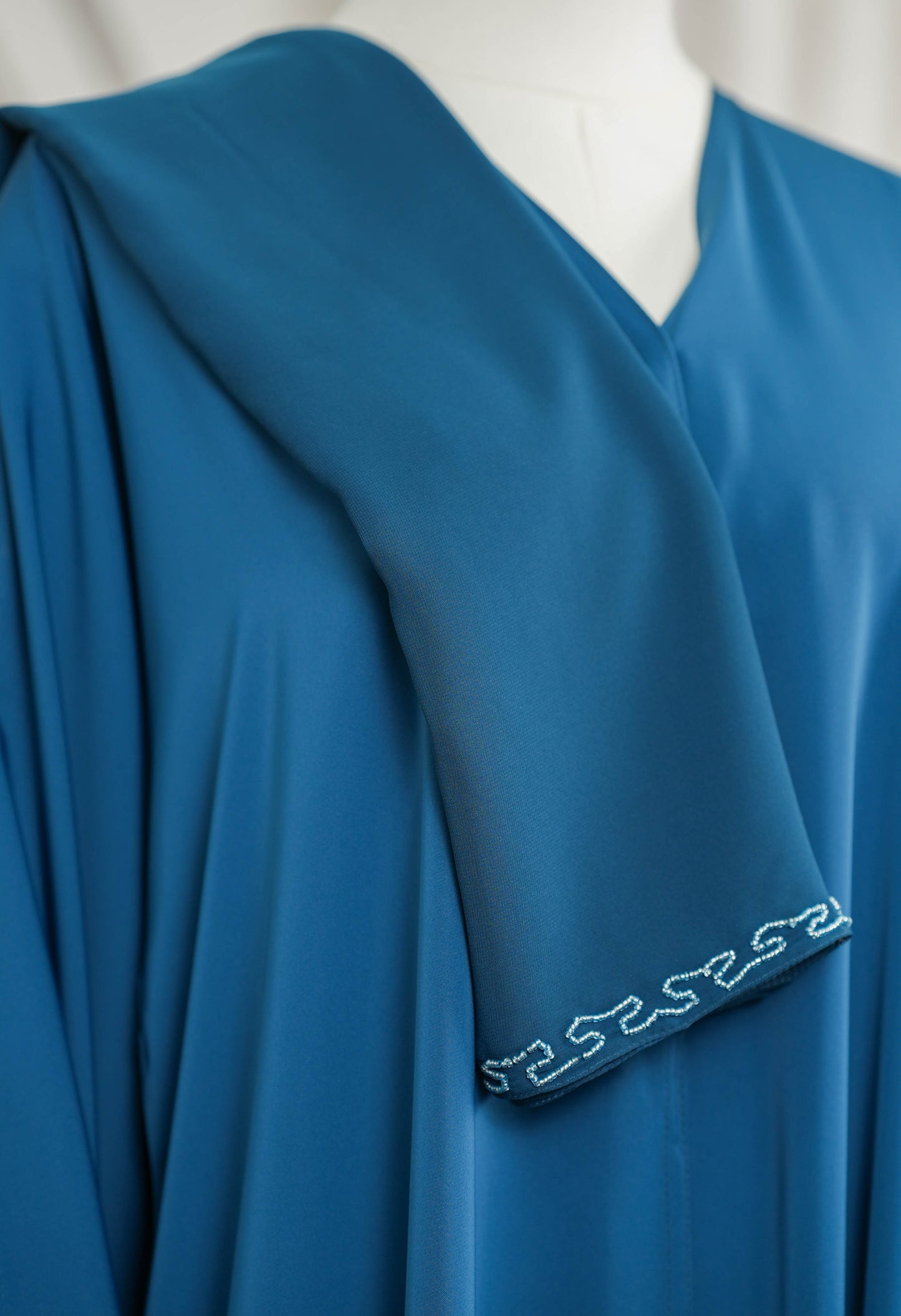RANIYA ABAYA TEAL BLUE