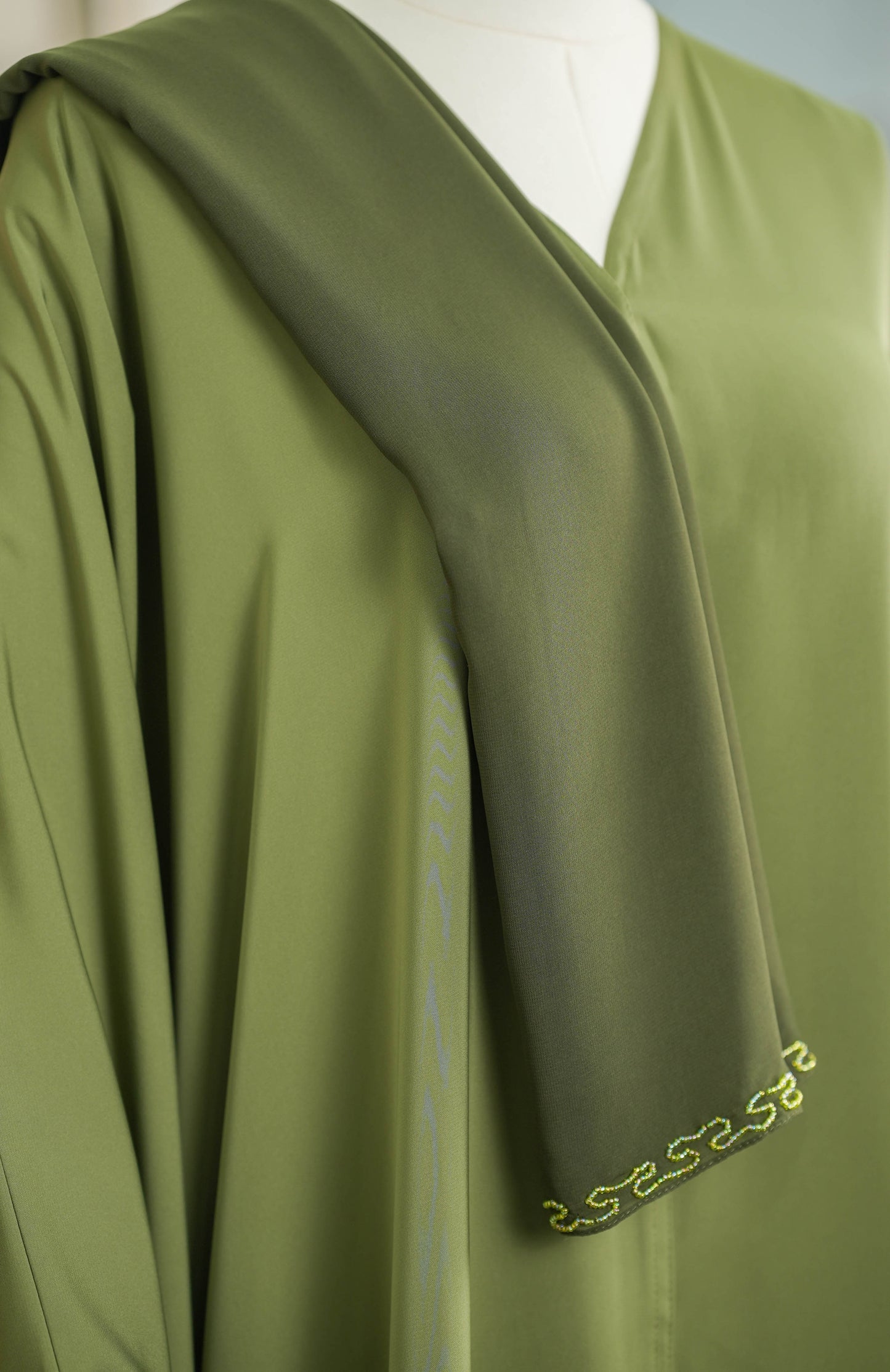 RANIYA ABAYA OLIVE GREEN