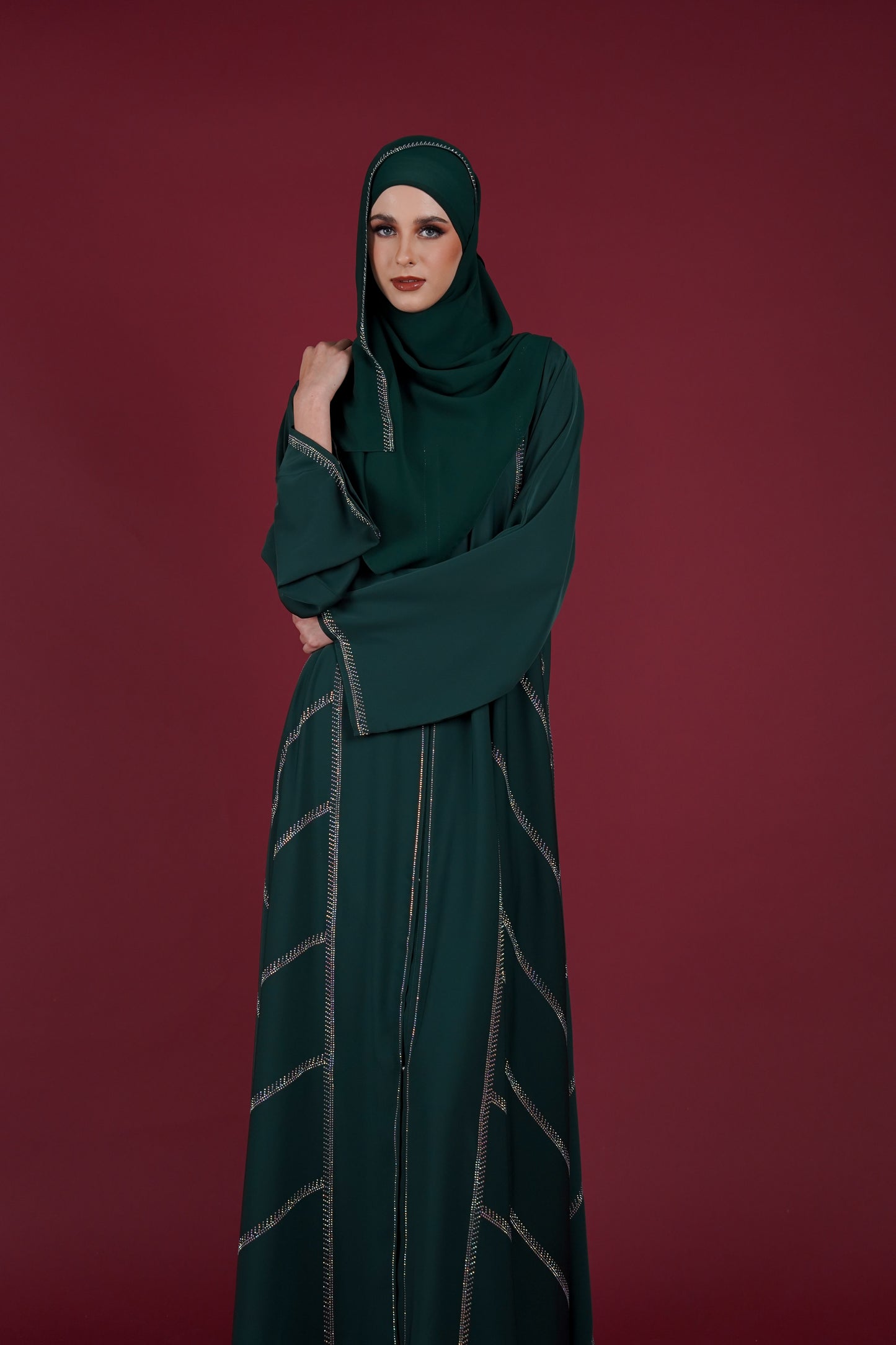 TASMEERA ABAYA EMERALD