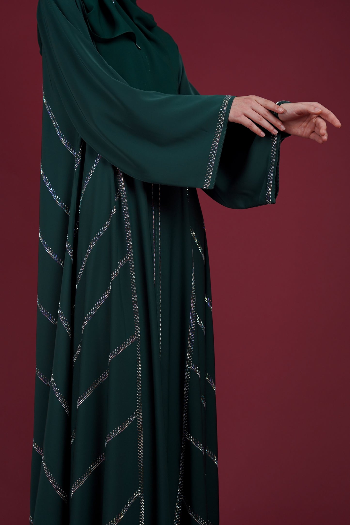 TASMEERA ABAYA EMERALD