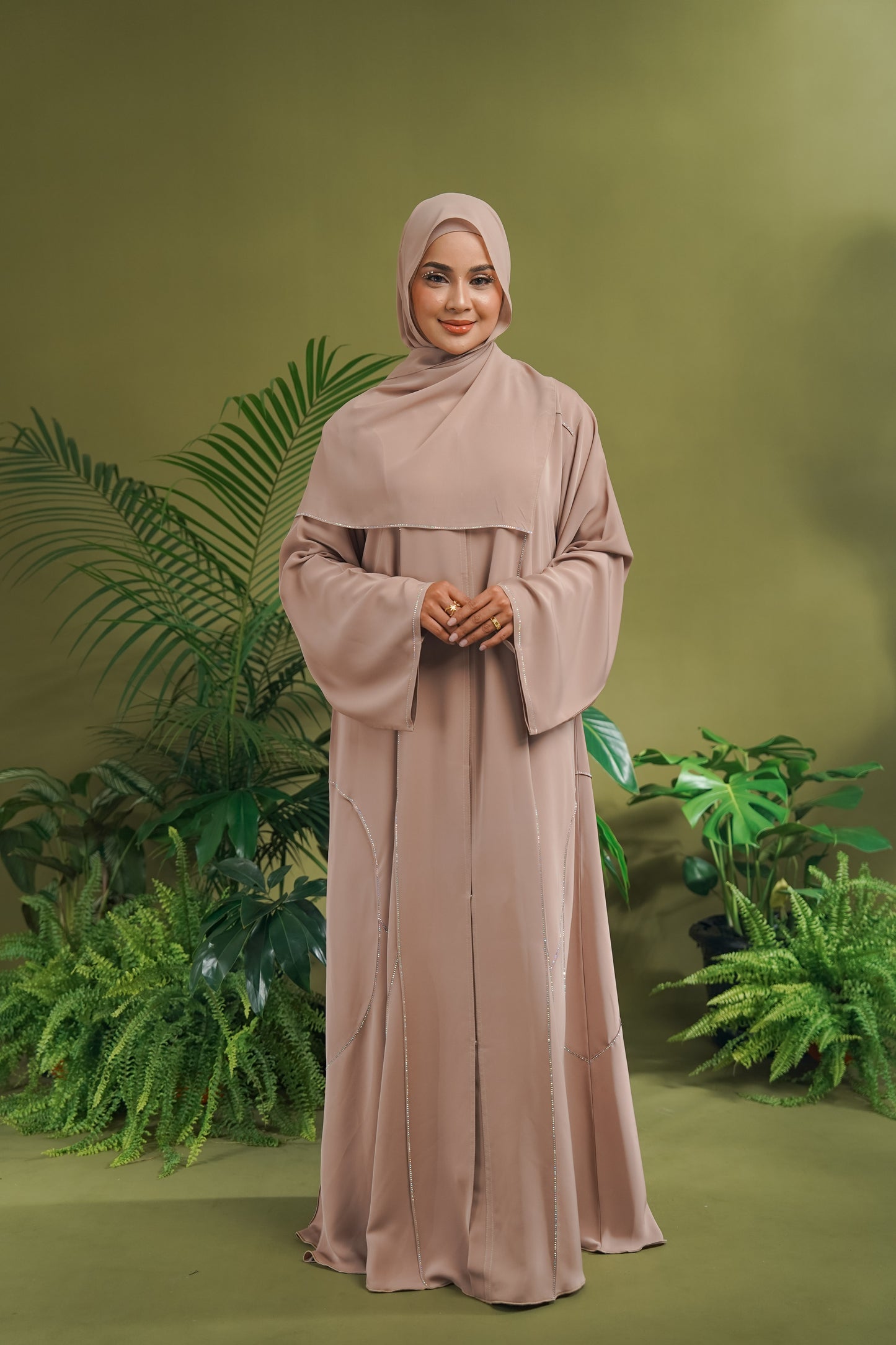 FATMA ABAYA SOFT MOCHA
