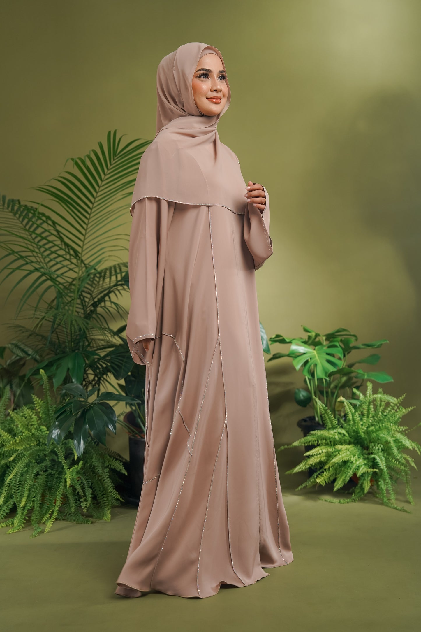 FATMA ABAYA SOFT MOCHA