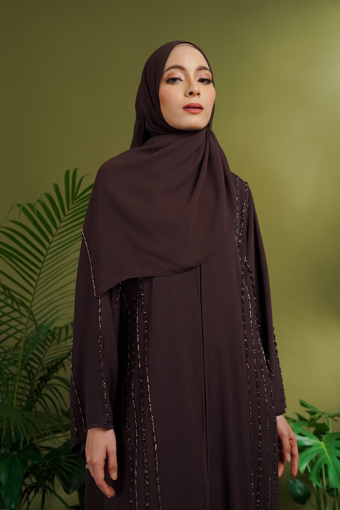 NAURAH ABAYA DEEP PURPLE