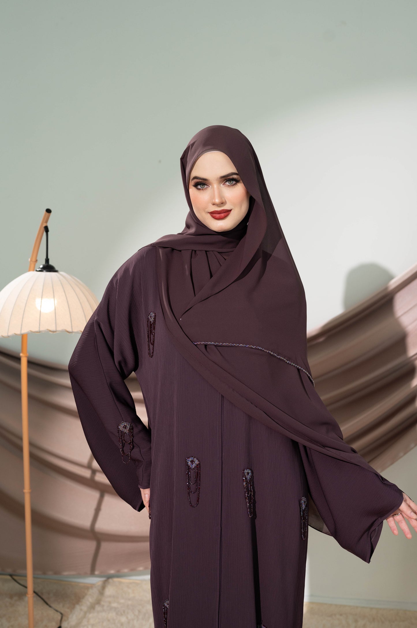 DEEMA ABAYA DEEP PURPLE