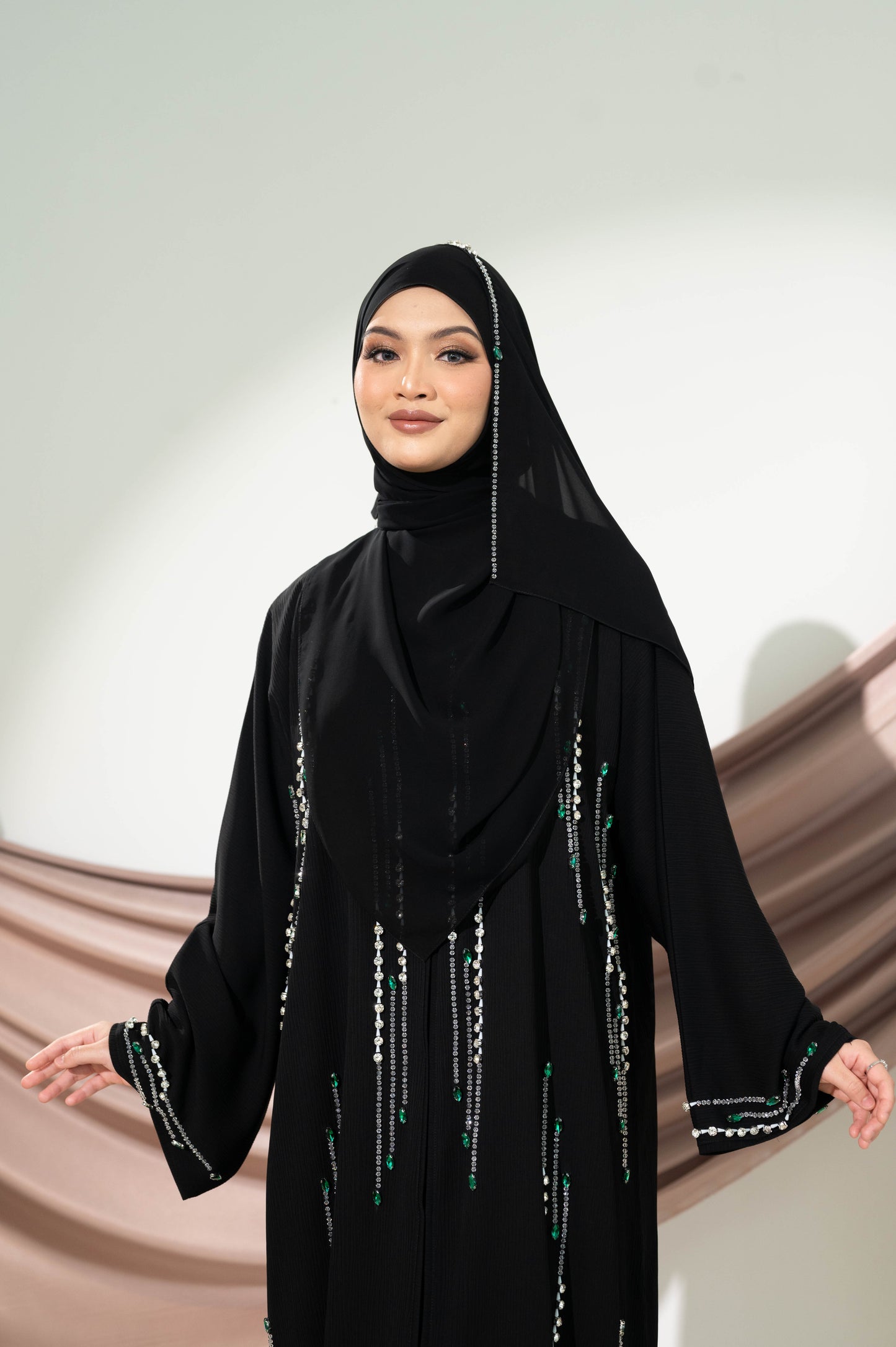 SHANZA ABAYA BLACK