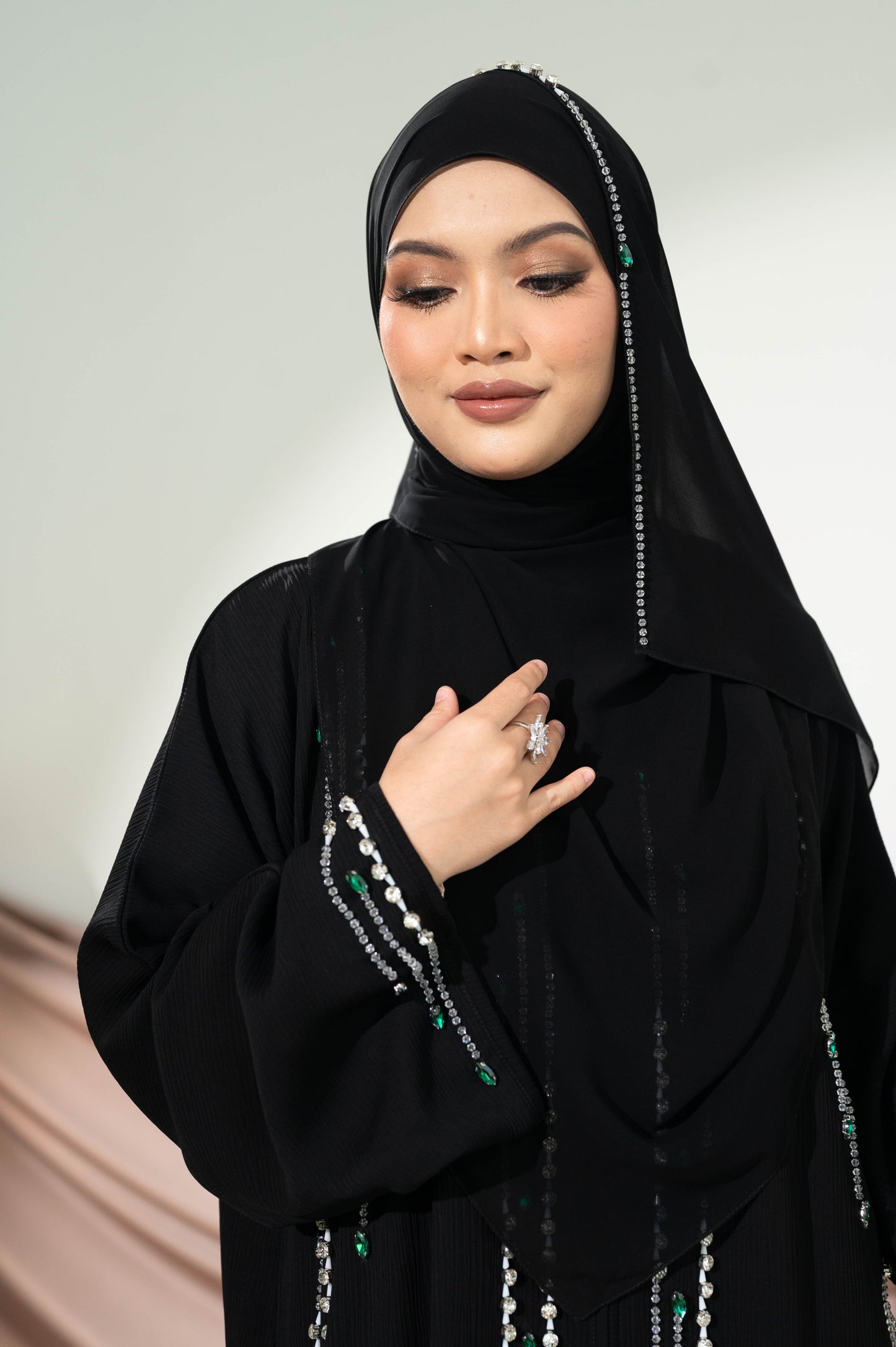 SHANZA ABAYA BLACK