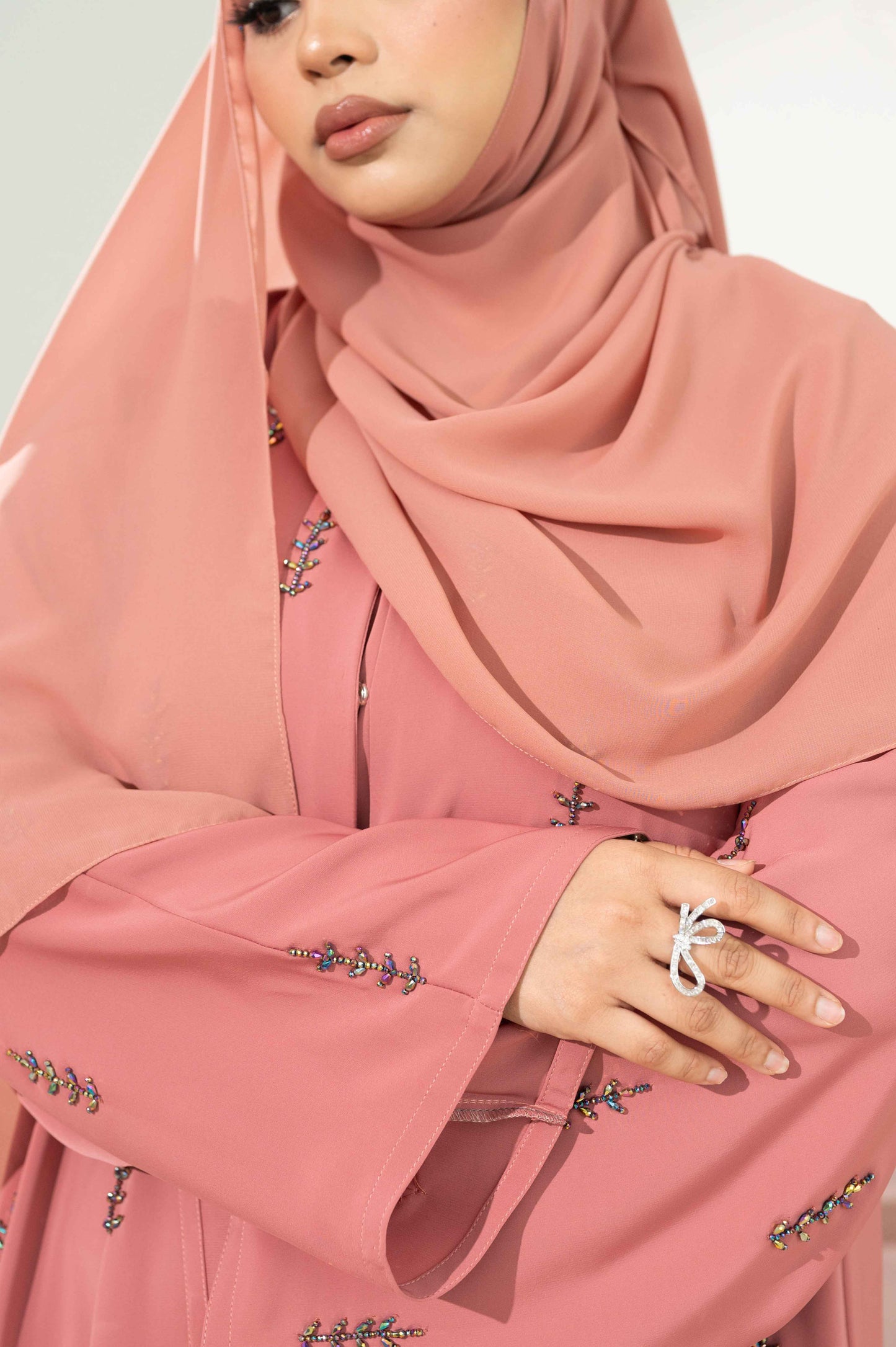 ELIN ABAYA DUSTY TERRACOTTA