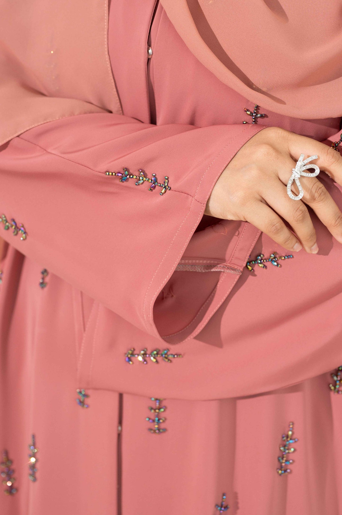 ELIN ABAYA DUSTY TERRACOTTA