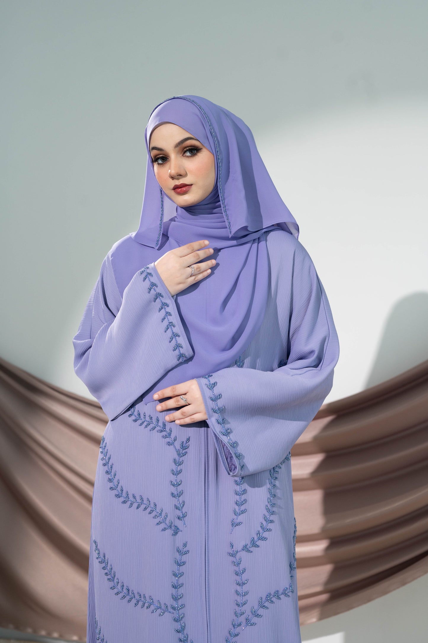 TASNEEM ABAYA LAVENDER