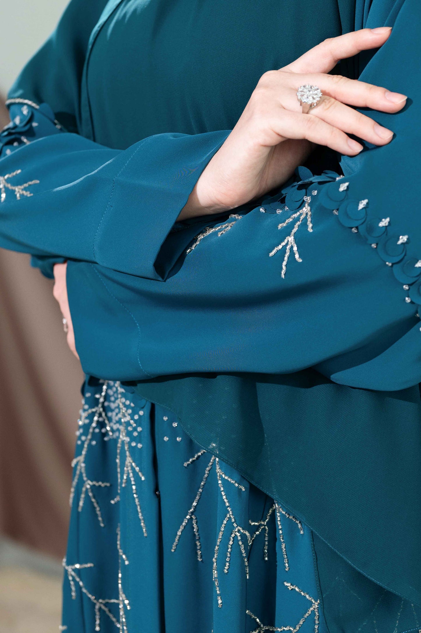 ARMITA ABAYA DARK SEA