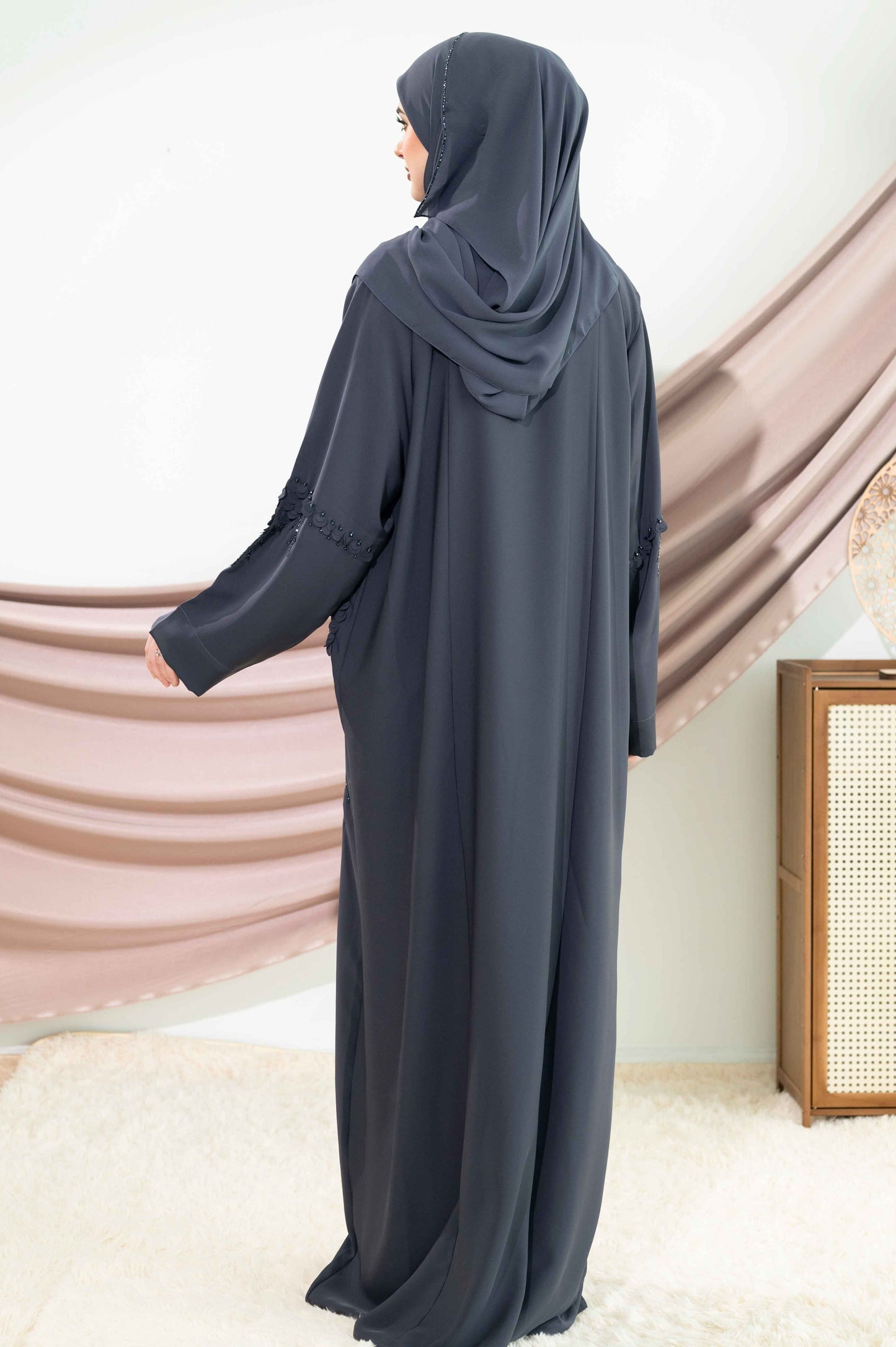 ARMITA ABAYA FOREST FOG