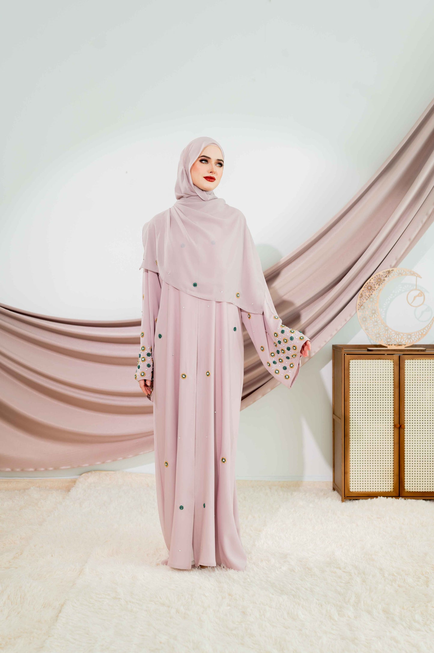 RUMI ABAYA PALE LILAC