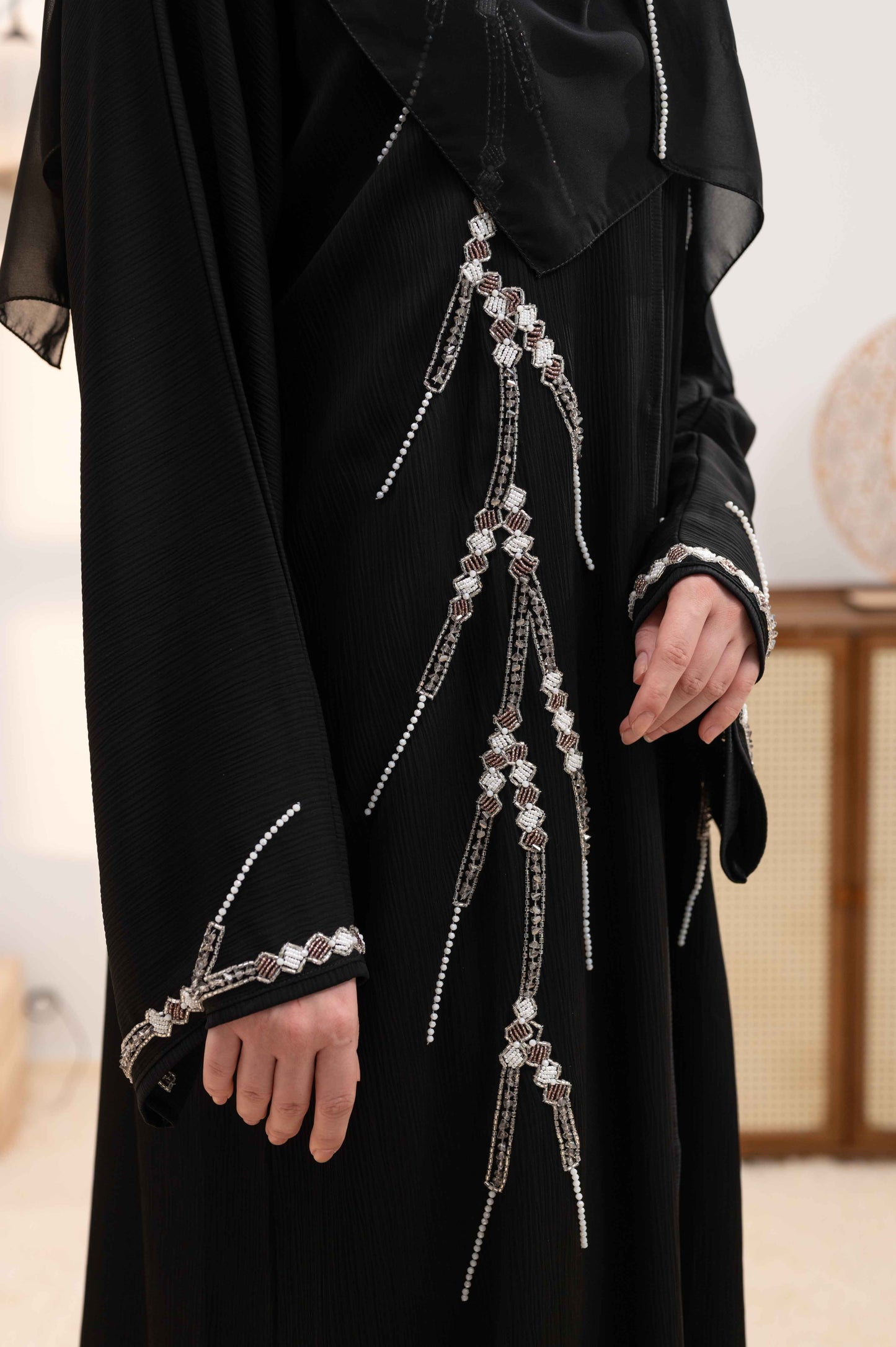 QUBRA ABAYA BLACK