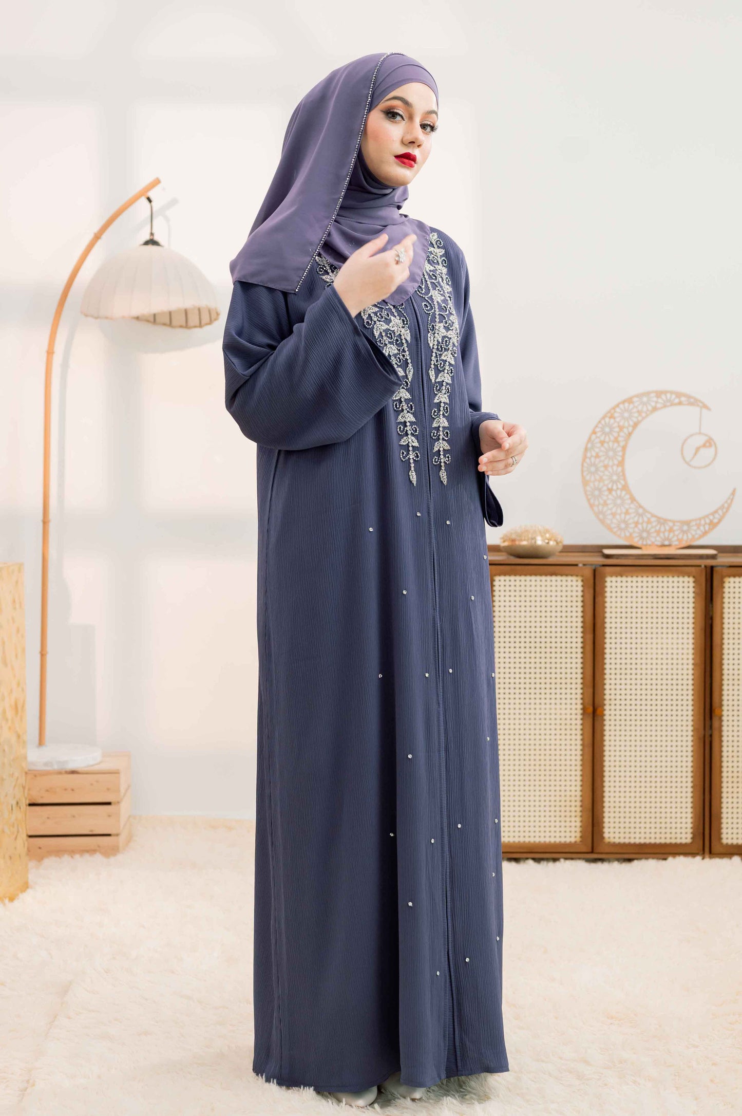 DAMARIS ABAYA NIGHTSHADE PURPLE
