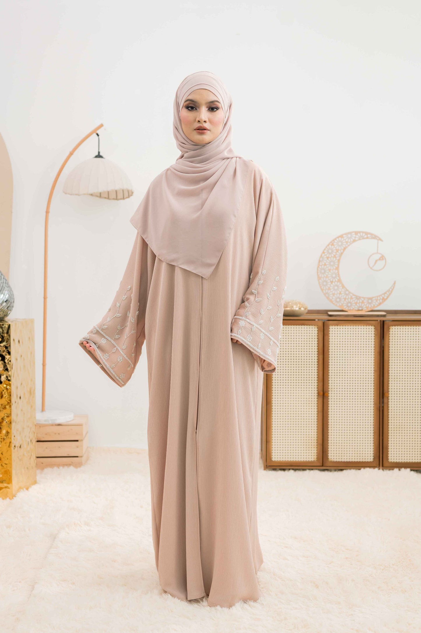BILQIS ABAYA BEIGE