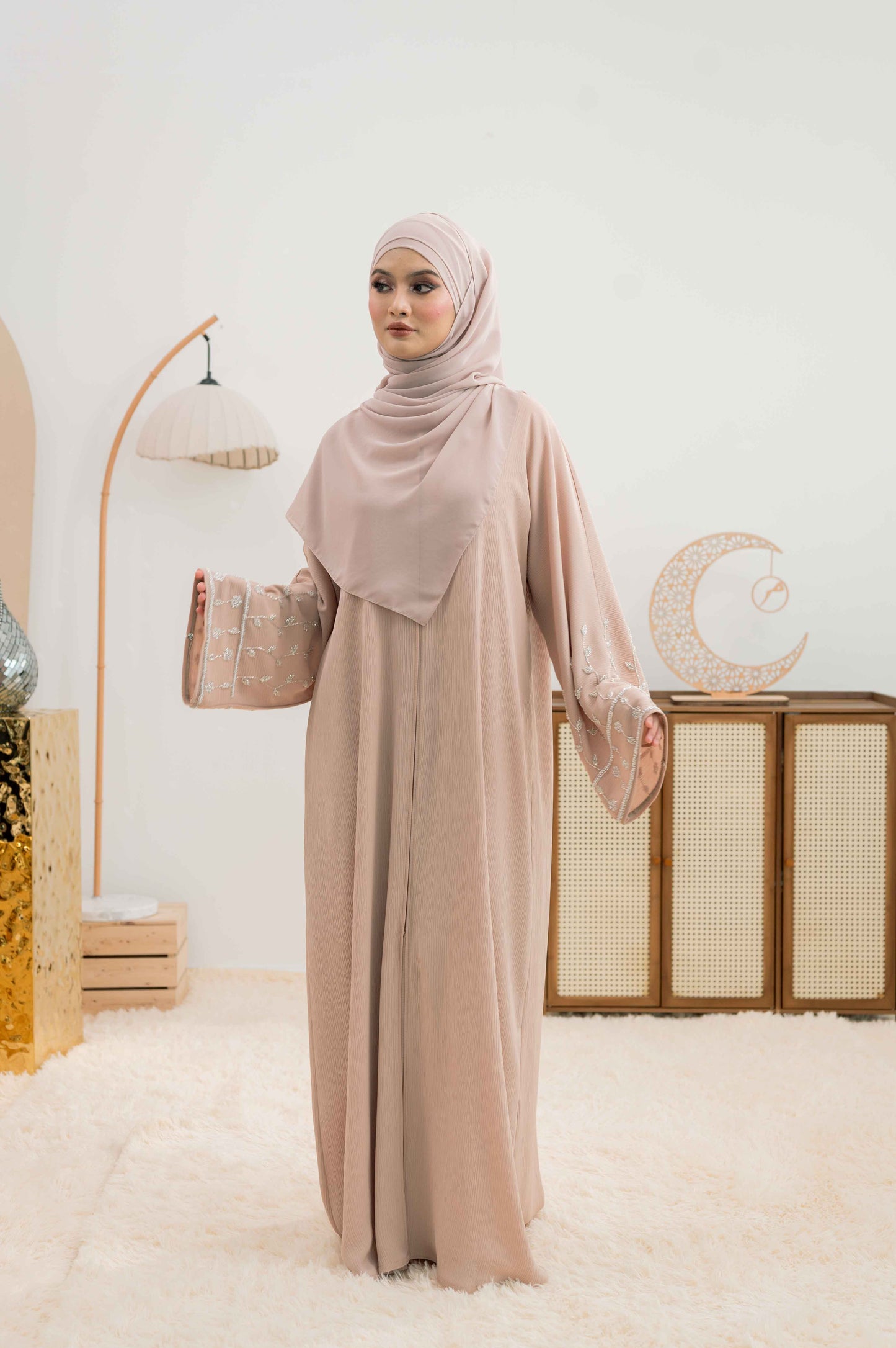 BILQIS ABAYA BEIGE