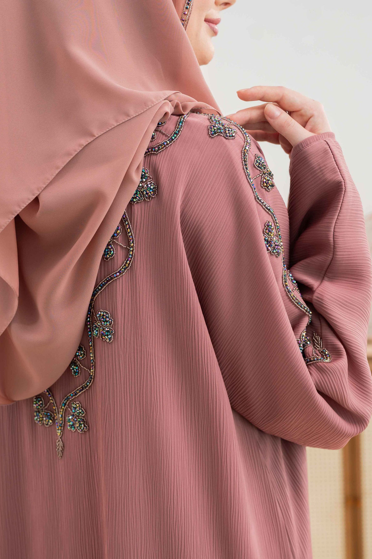 KAIZY ABAYA ASH ROSE