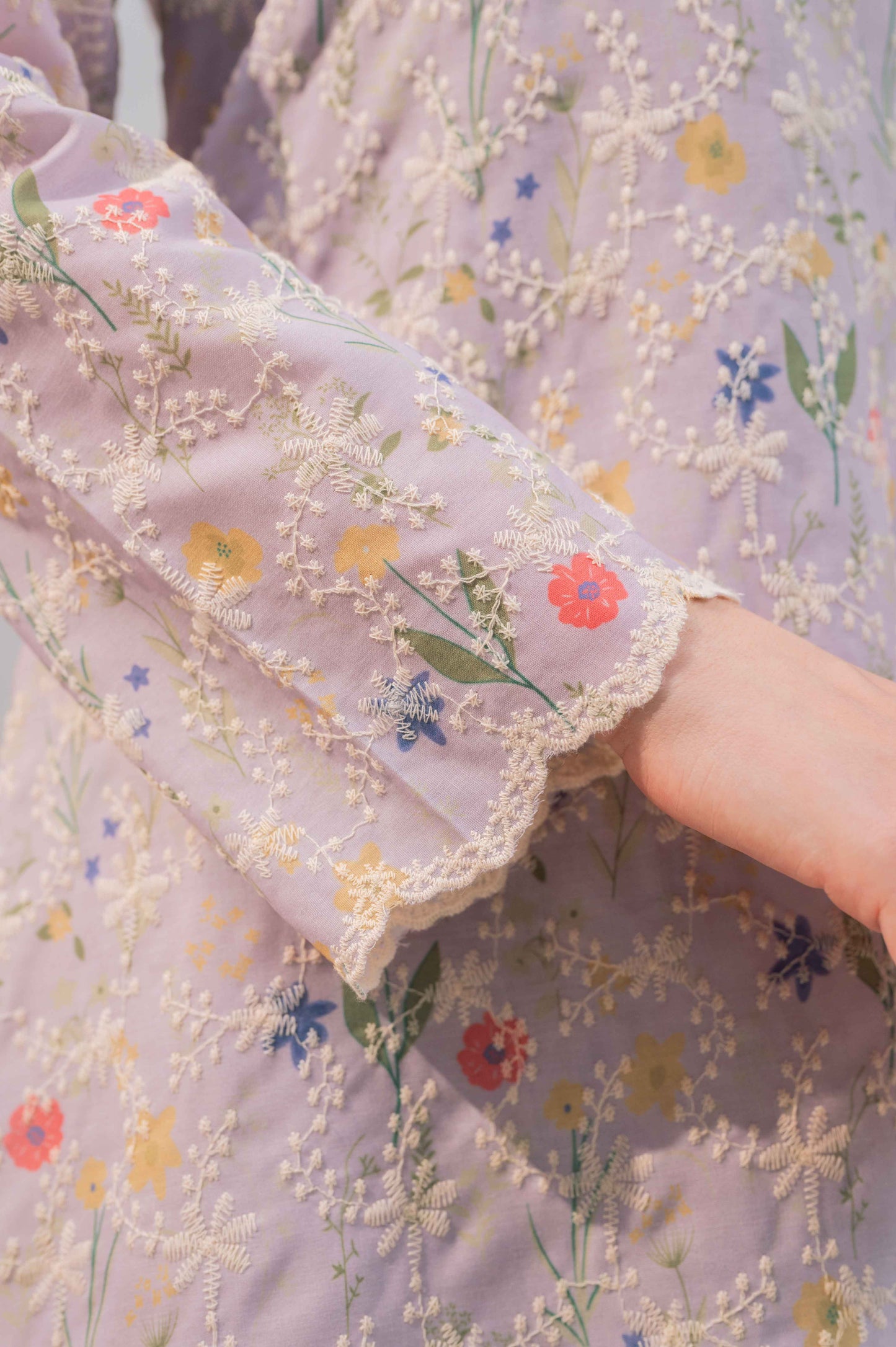KURUNG KASEH MELATI LAVENDER FOG