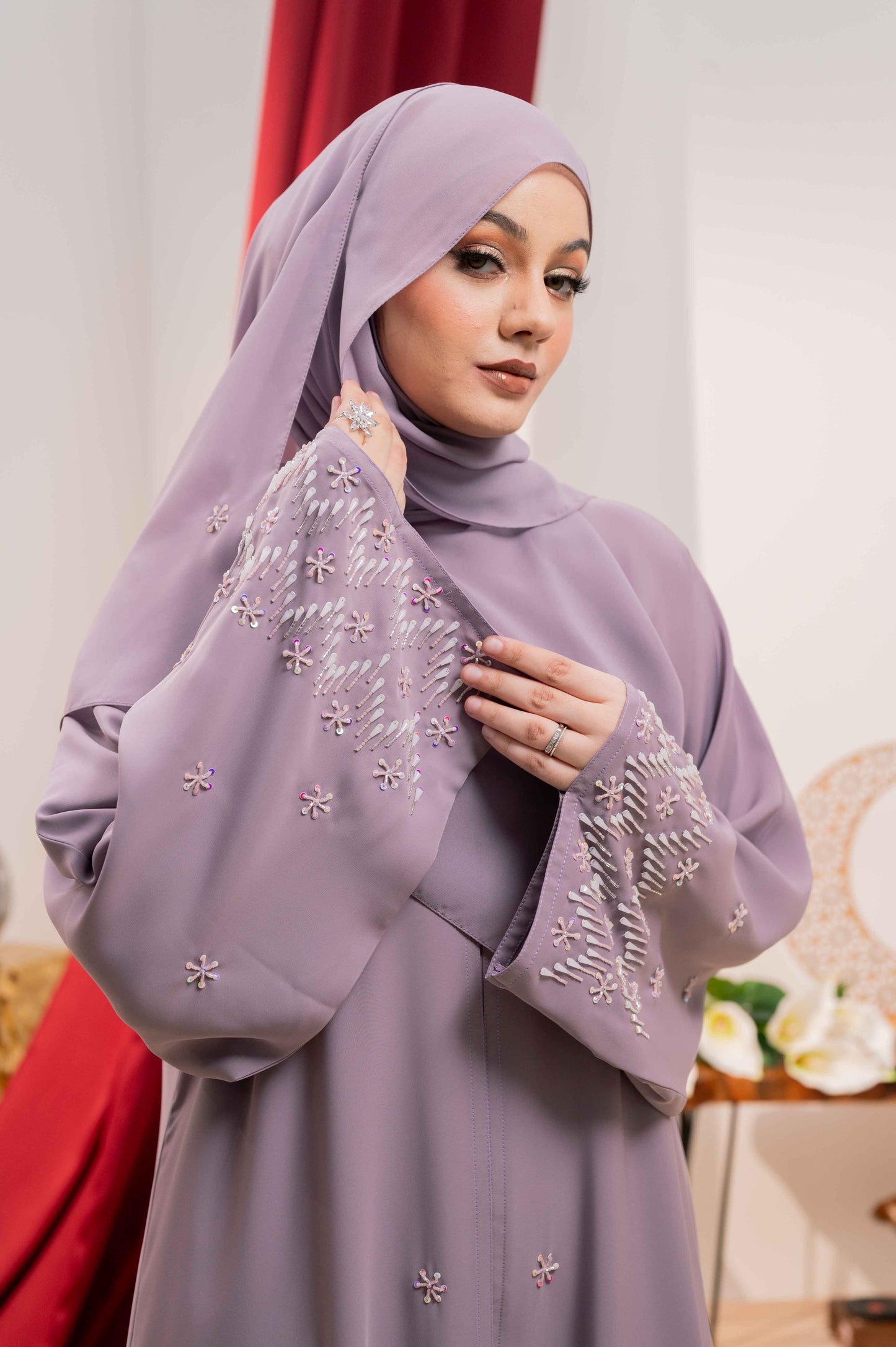 IRMEL ABAYA LAVENDER MIST