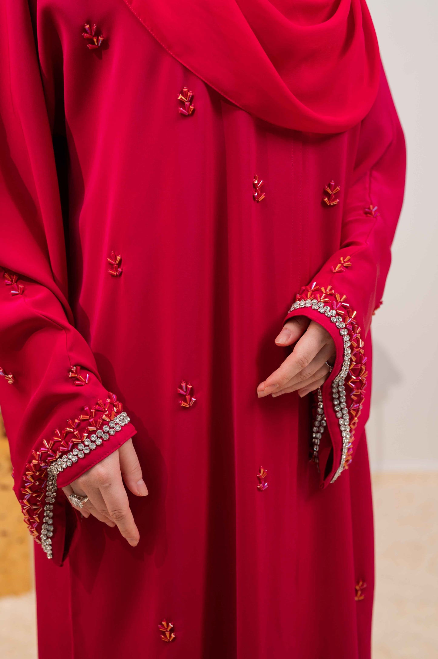 NASHIM ABAYA FUCHSIA PINK