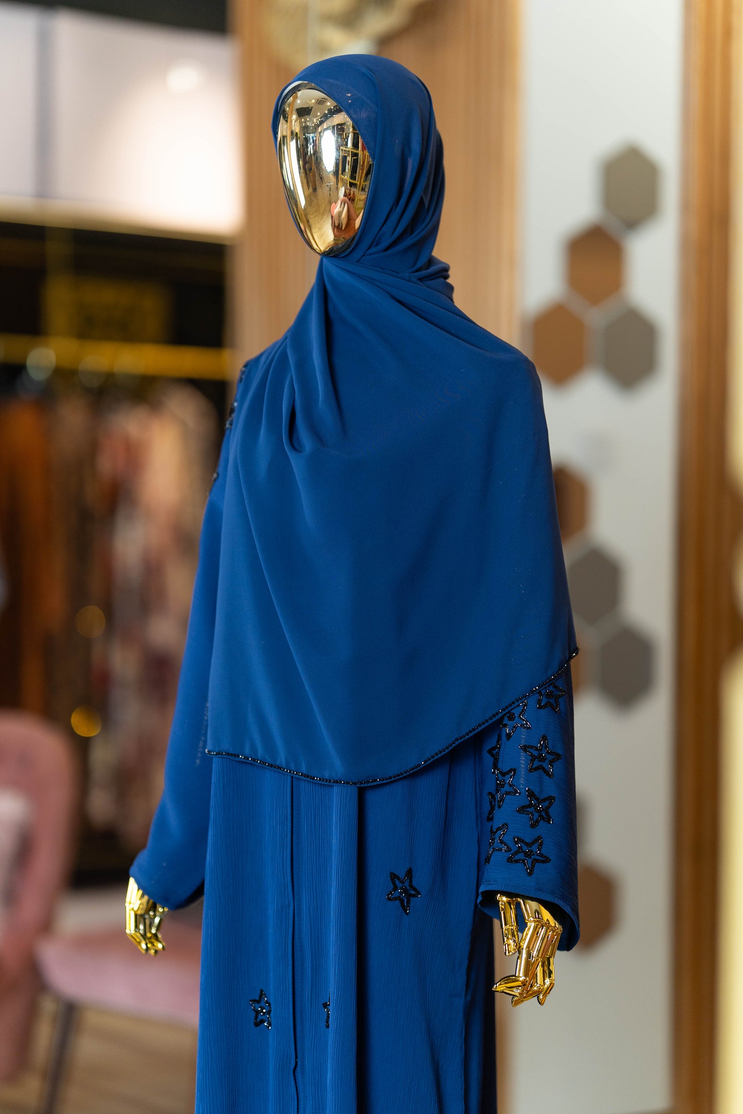 STARLA ABAYA NAVY BLUE