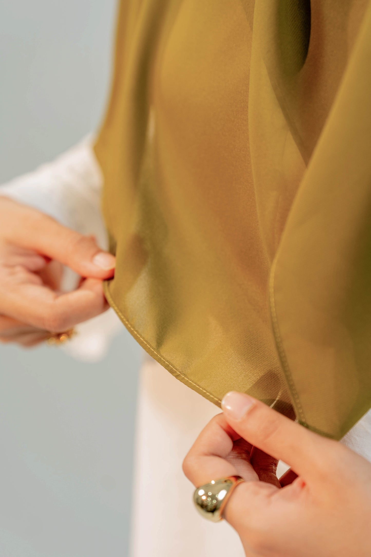 MALEEQA HIJAB GREEN OLIVE