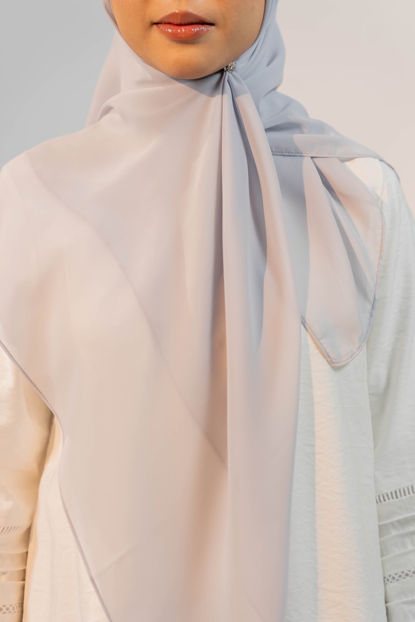 MALEEQA HIJAB GREY