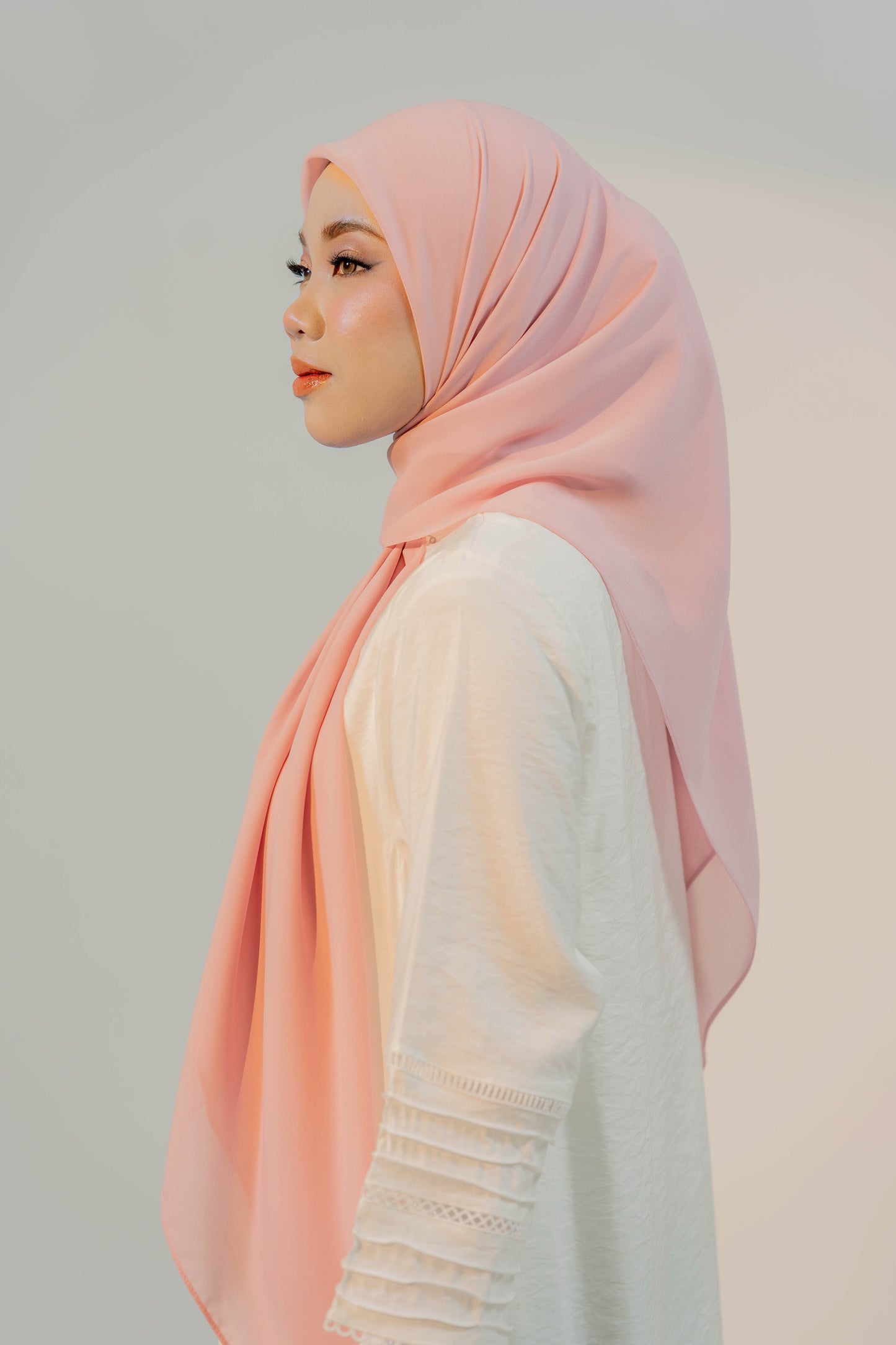 MALEEQA HIJAB PINK CHERRY BLOSSOM