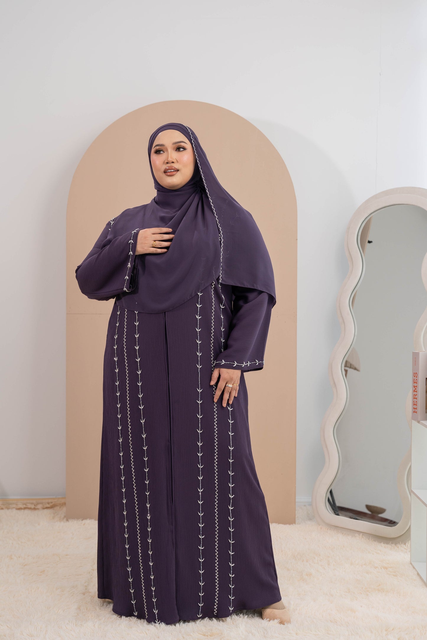 SAMRA ABAYA PURPLE